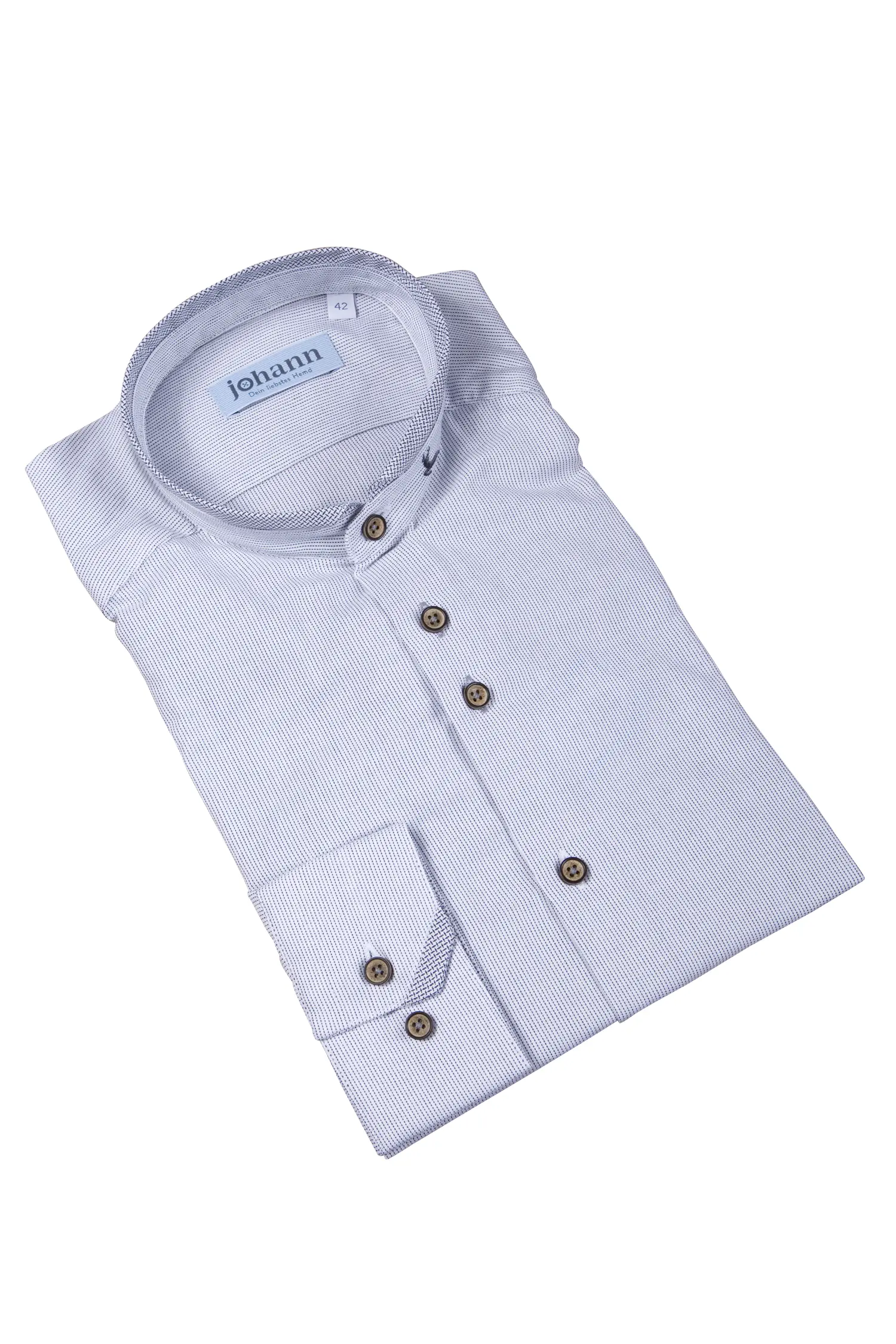 1509-0027-gr5-23-11-300016 Trachtenhemd weiß / grau