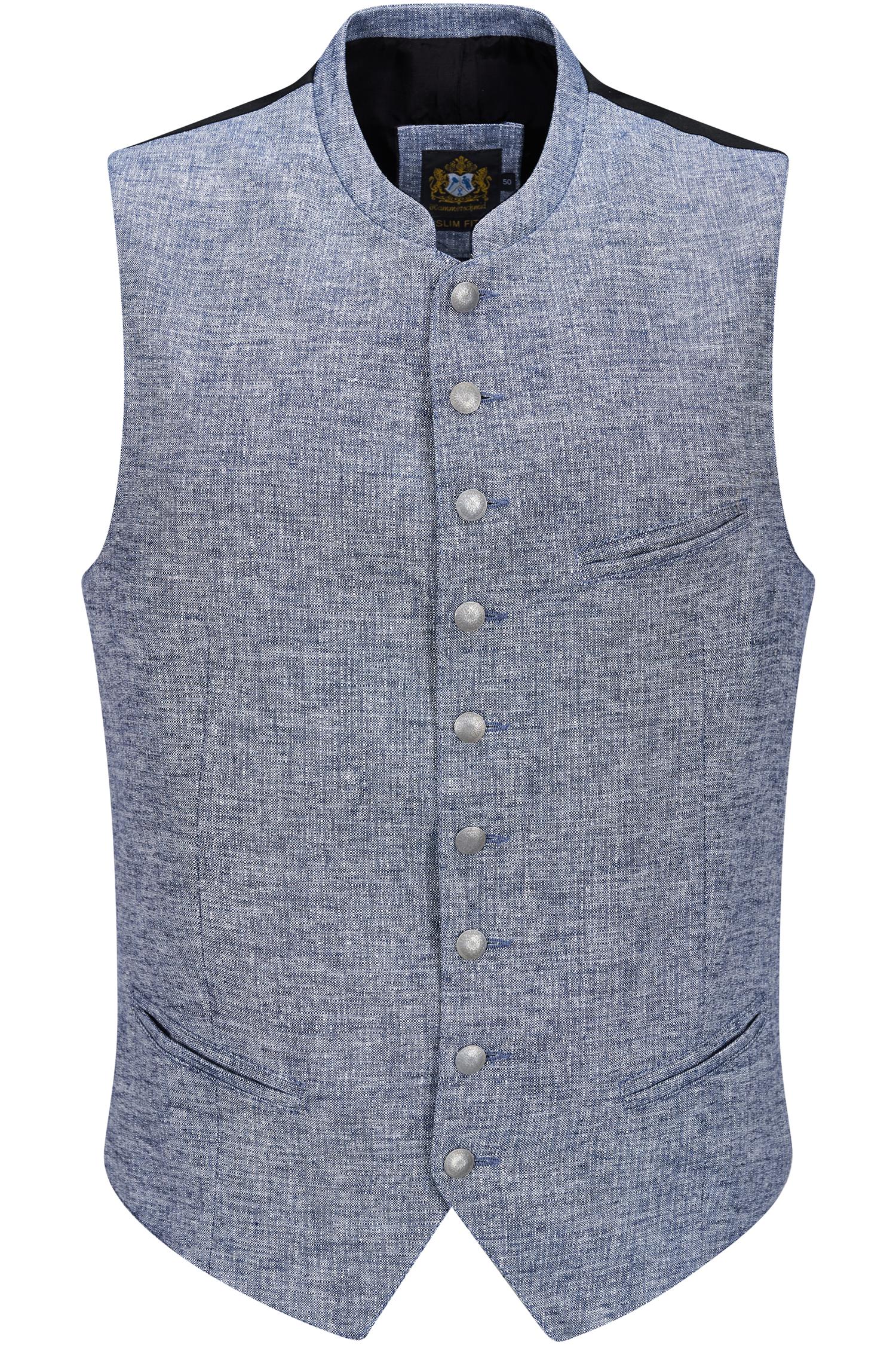 Trachtenweste Carlo von Hammerschmid in Hellblau Hammerschmid Weste Carlo in Blau