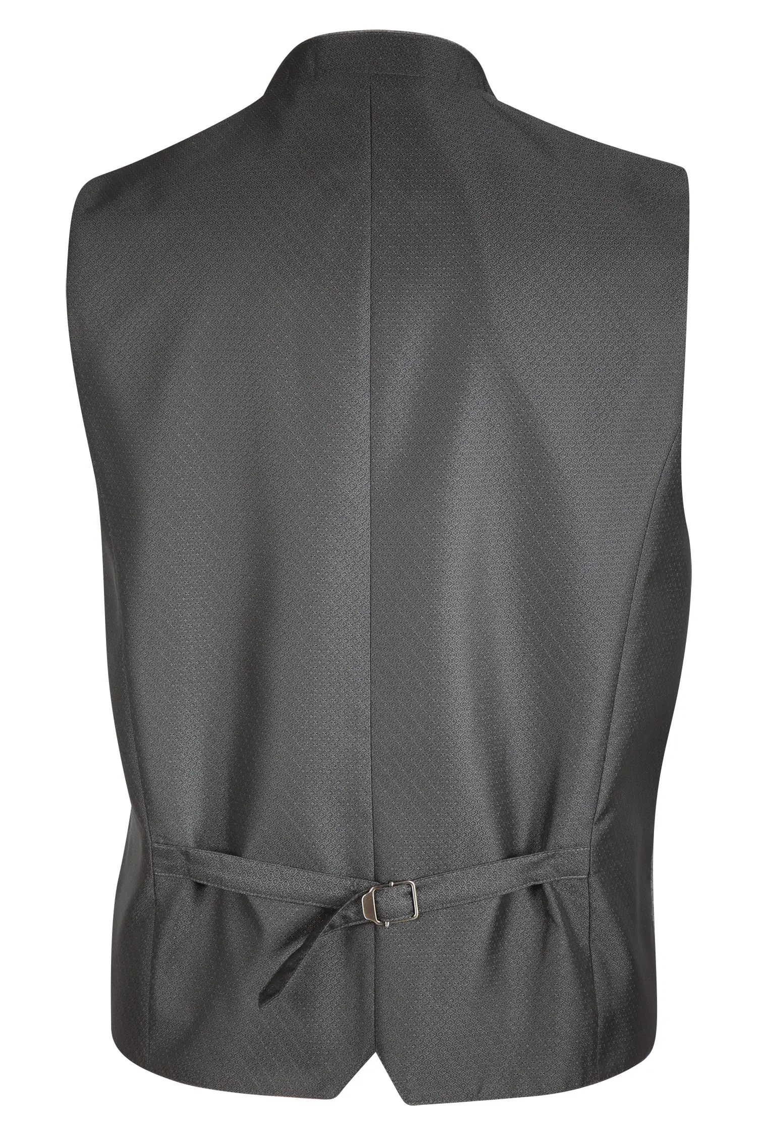 1343-1062-GR6-23-05-e7152 Trachtenweste Aris in grau/dunkelgrau - Rückseite