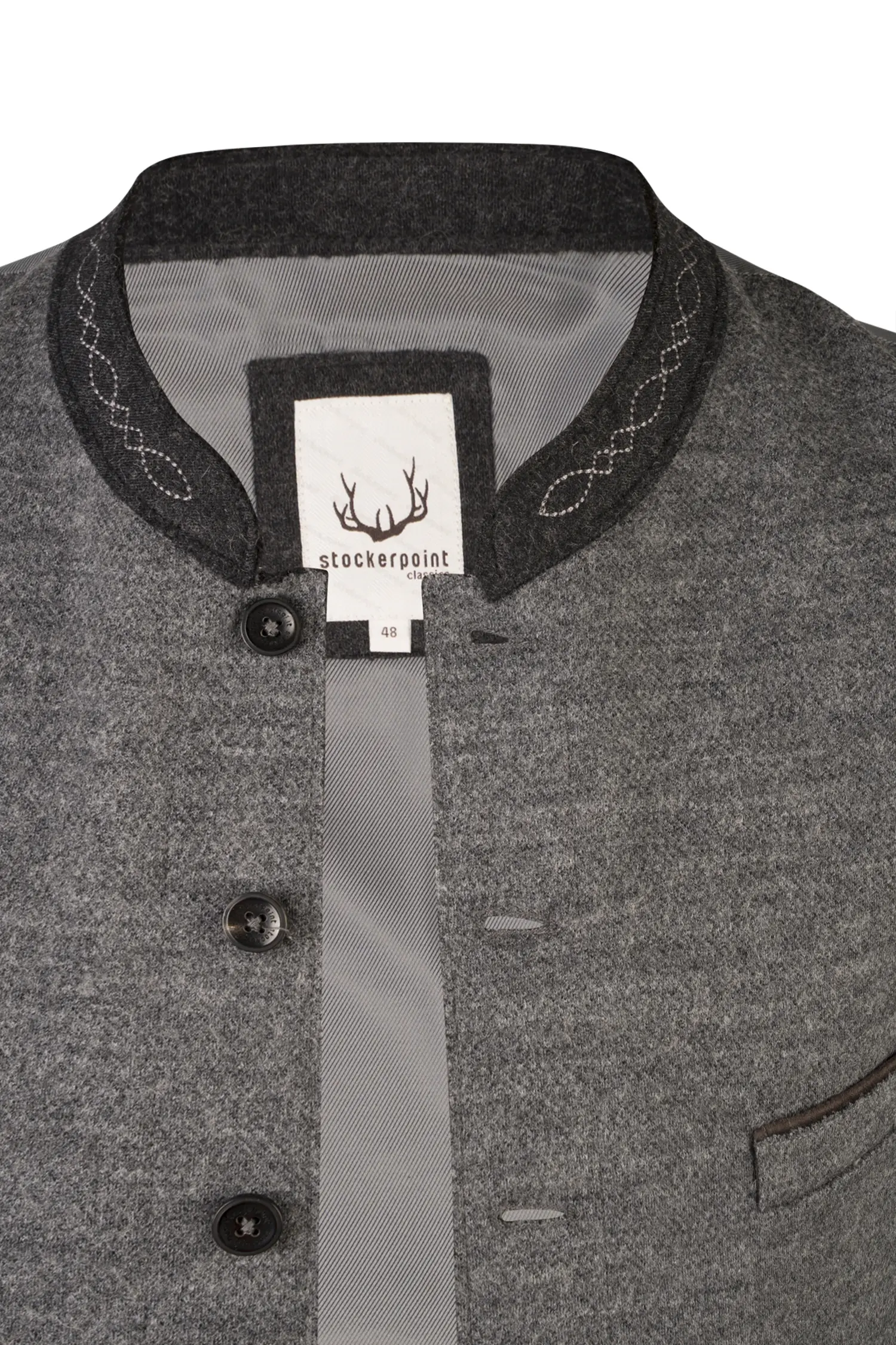 1343-1065-gr5-23-08-2102479 Trachtenweste Jules in grau - Detail