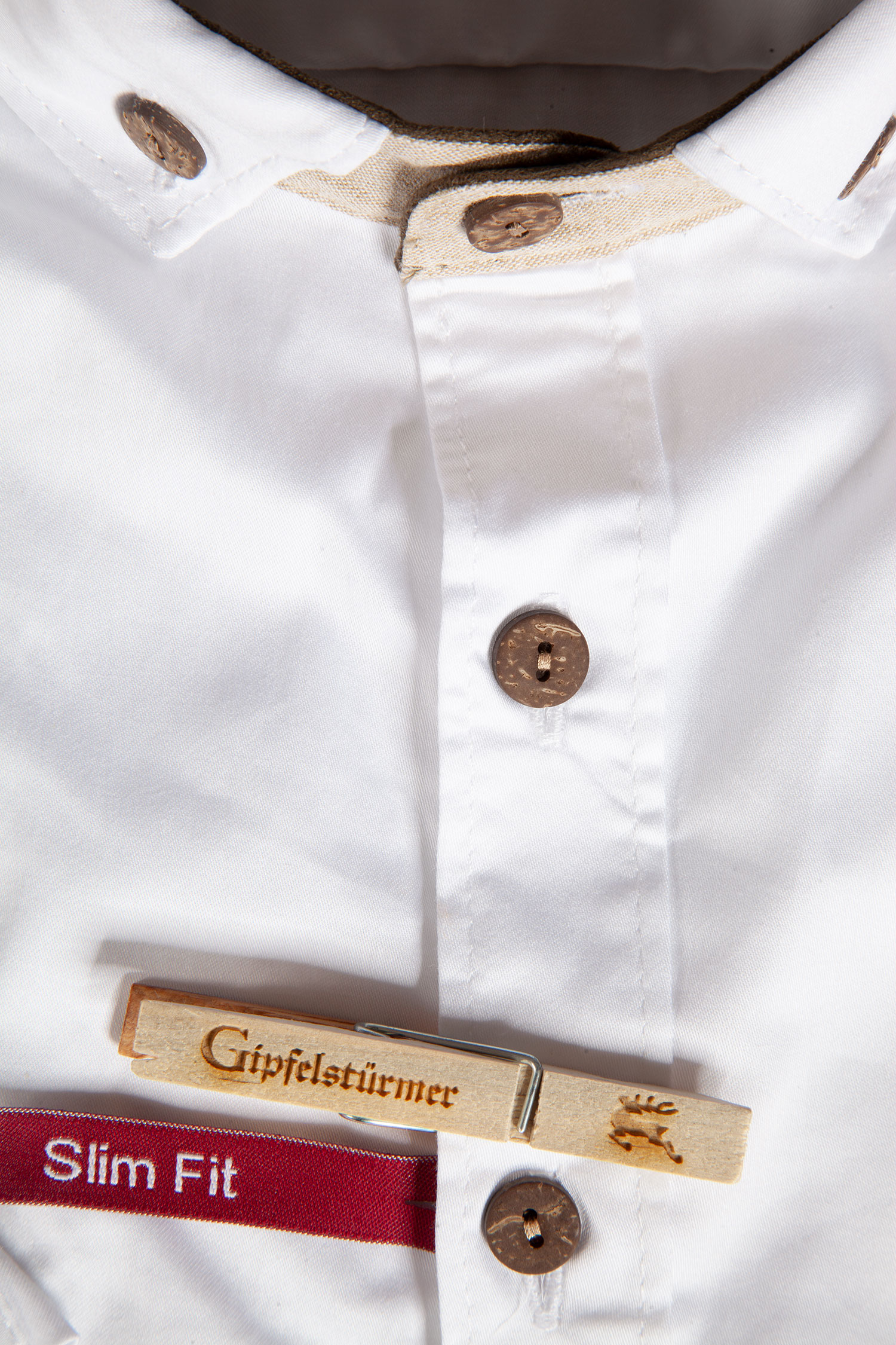 OS Trachten Herren Hemd Kurzarm Trachtenhemd Mit Liegekragen Zihul