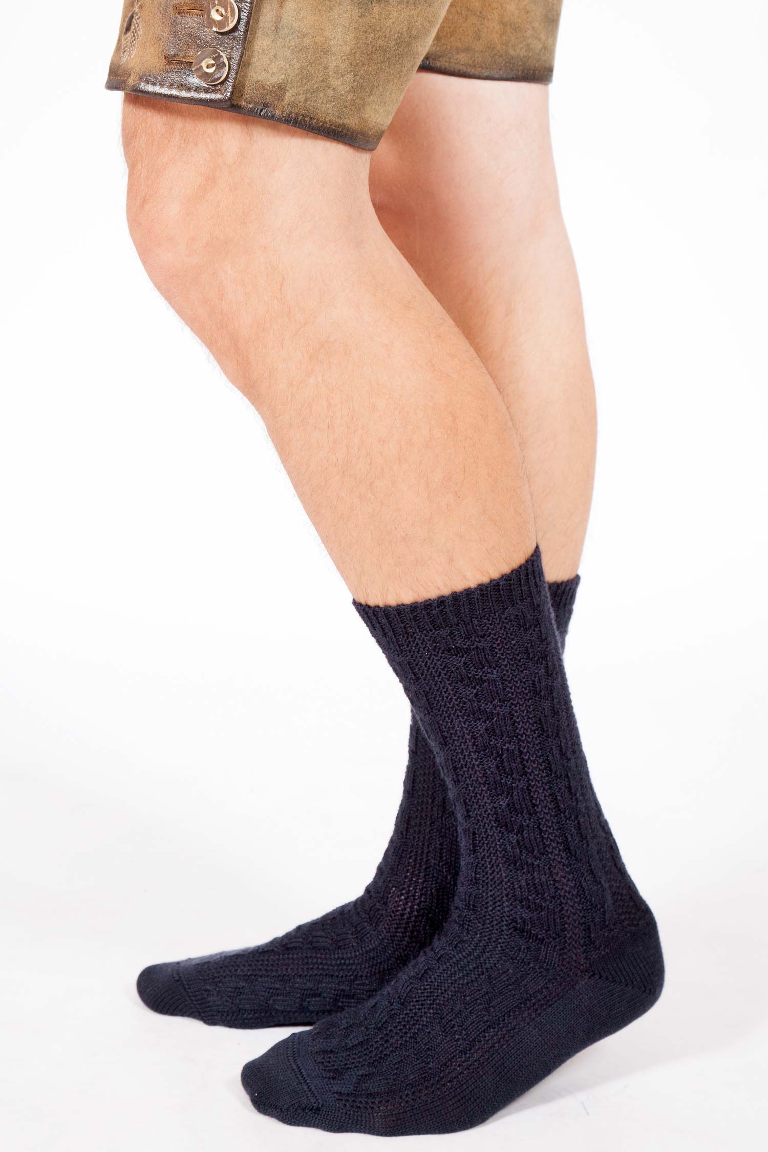 trachtensocken-marine-4510-1013-bl8-19-09f-9502-a Herren Trachtensocken mit Zopfmuster in marine