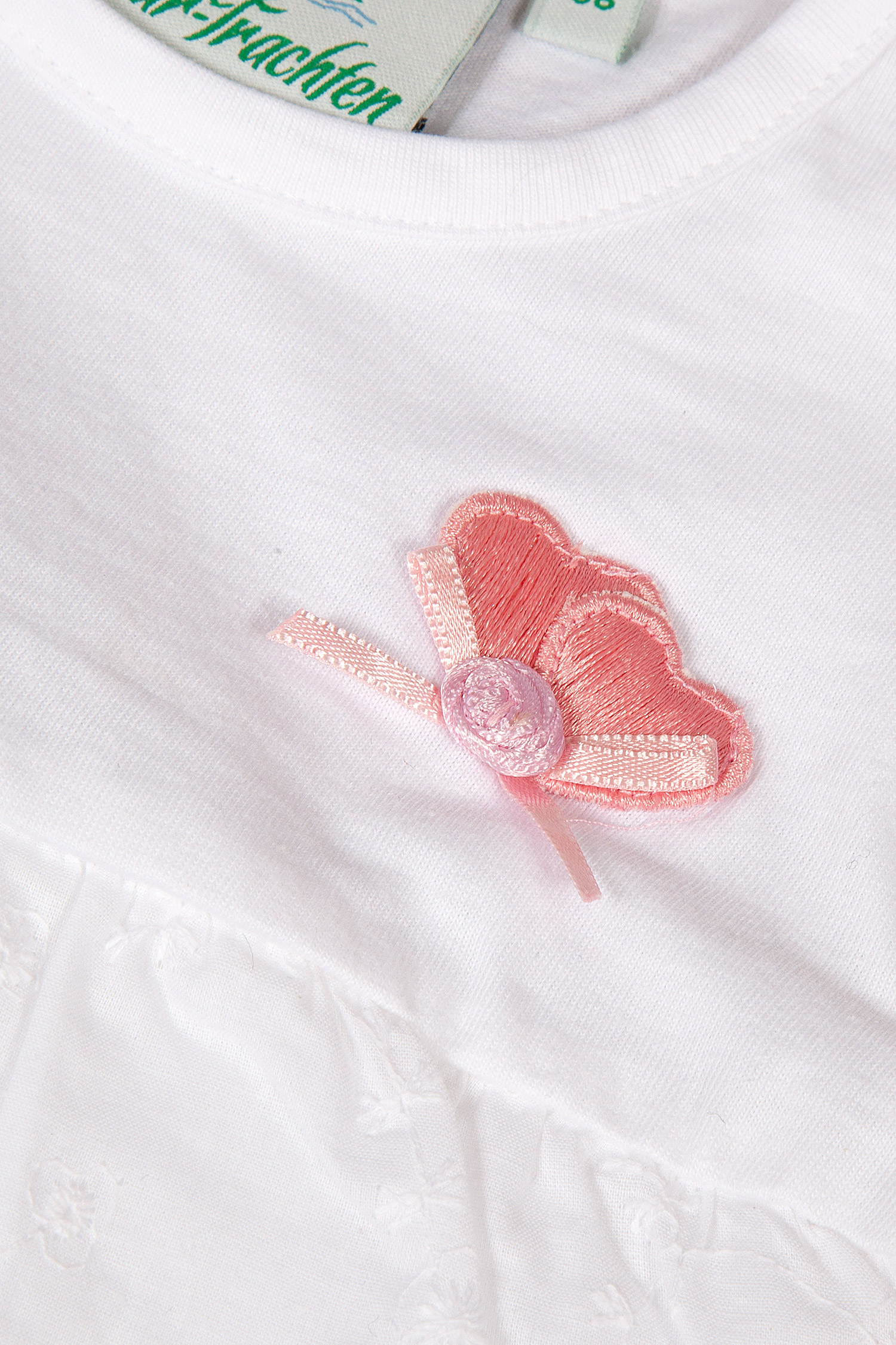 4729-0014-ws2-22-07a-1044 Trachten Babybody weiß - Detail Applikation