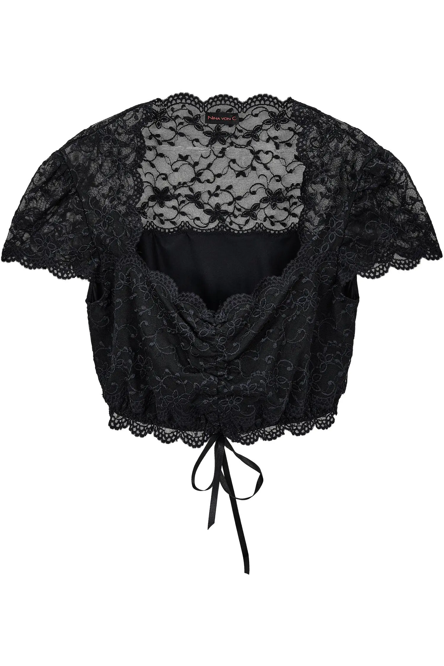 Dirndlbluse Nina von C. in Schwarz Nina von C Bluse in Schwarz