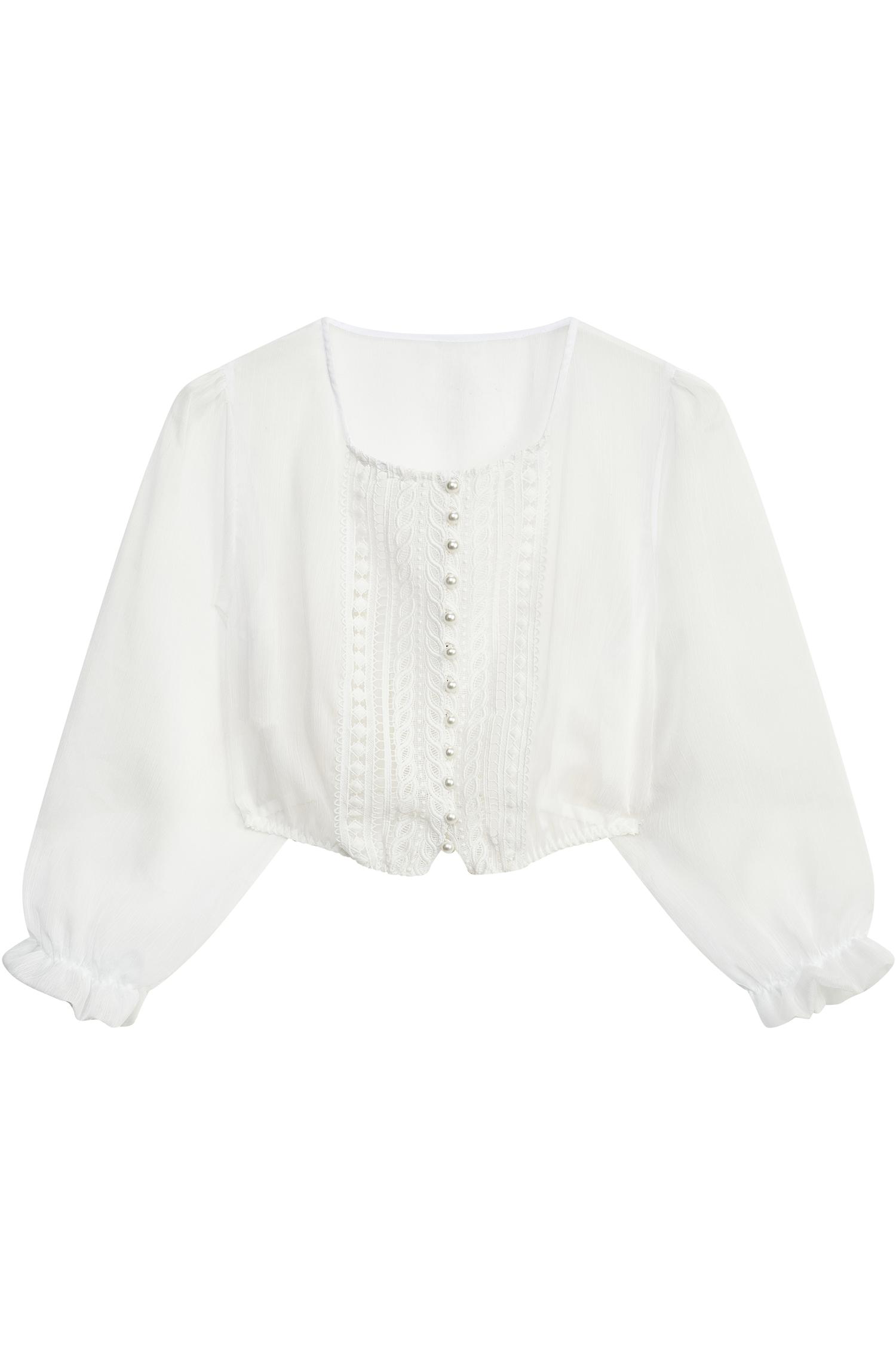 Dirndlbluse Claire von My Choice in Creme My Choice Bluse Claire