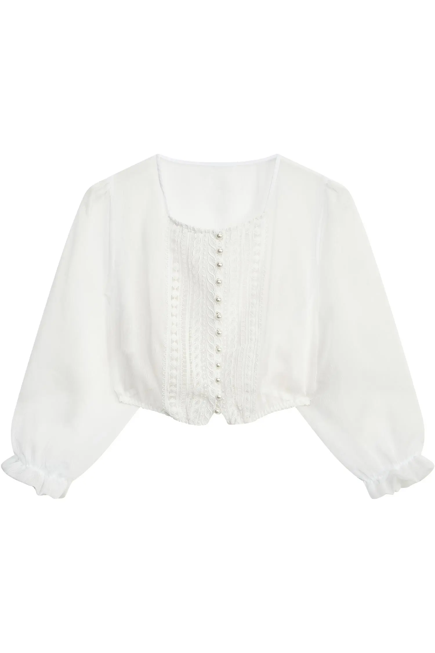 Dirndlbluse Claire von My Choice in Creme My Choice Bluse Claire