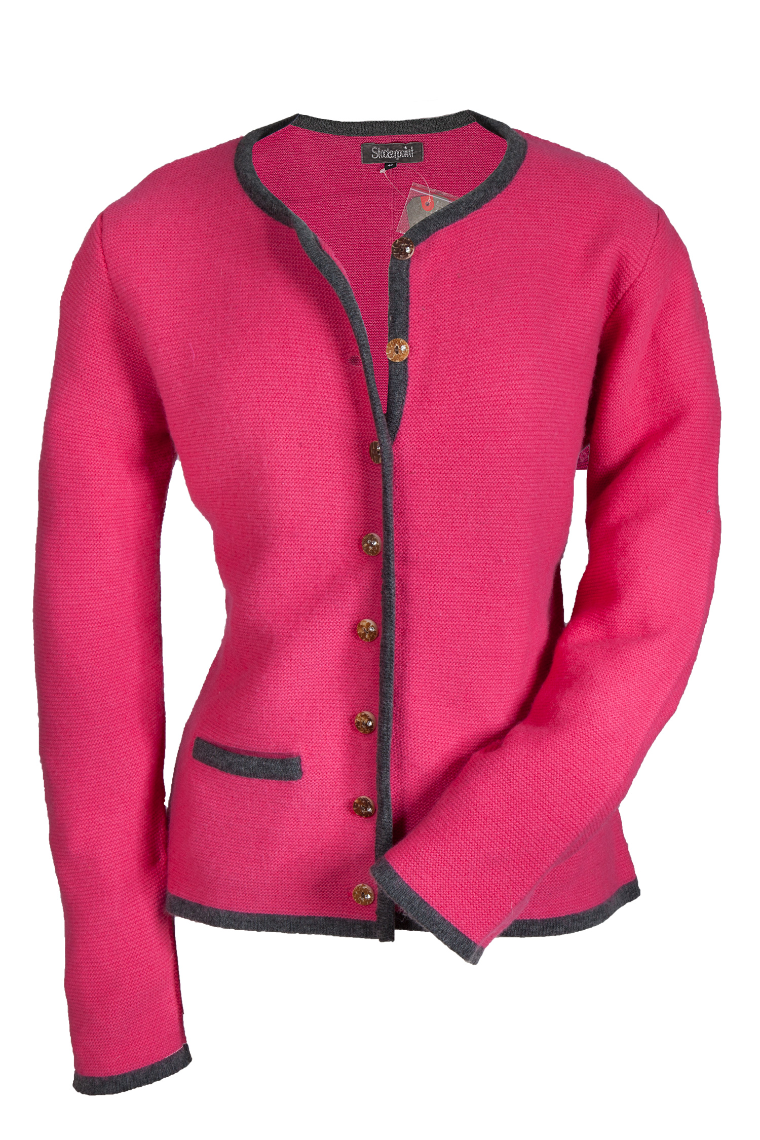 Rosa Trachtenjacke Damen Gestrickt Heidi Trachtenjacke Damen