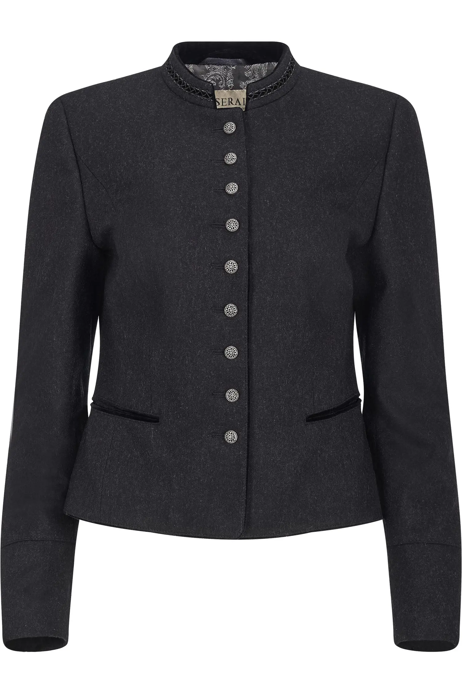 Damenlodenjanker Claris von Kaiseralm in Schwarz Kaiseralm Damenjanker Claris-B in Schwarz