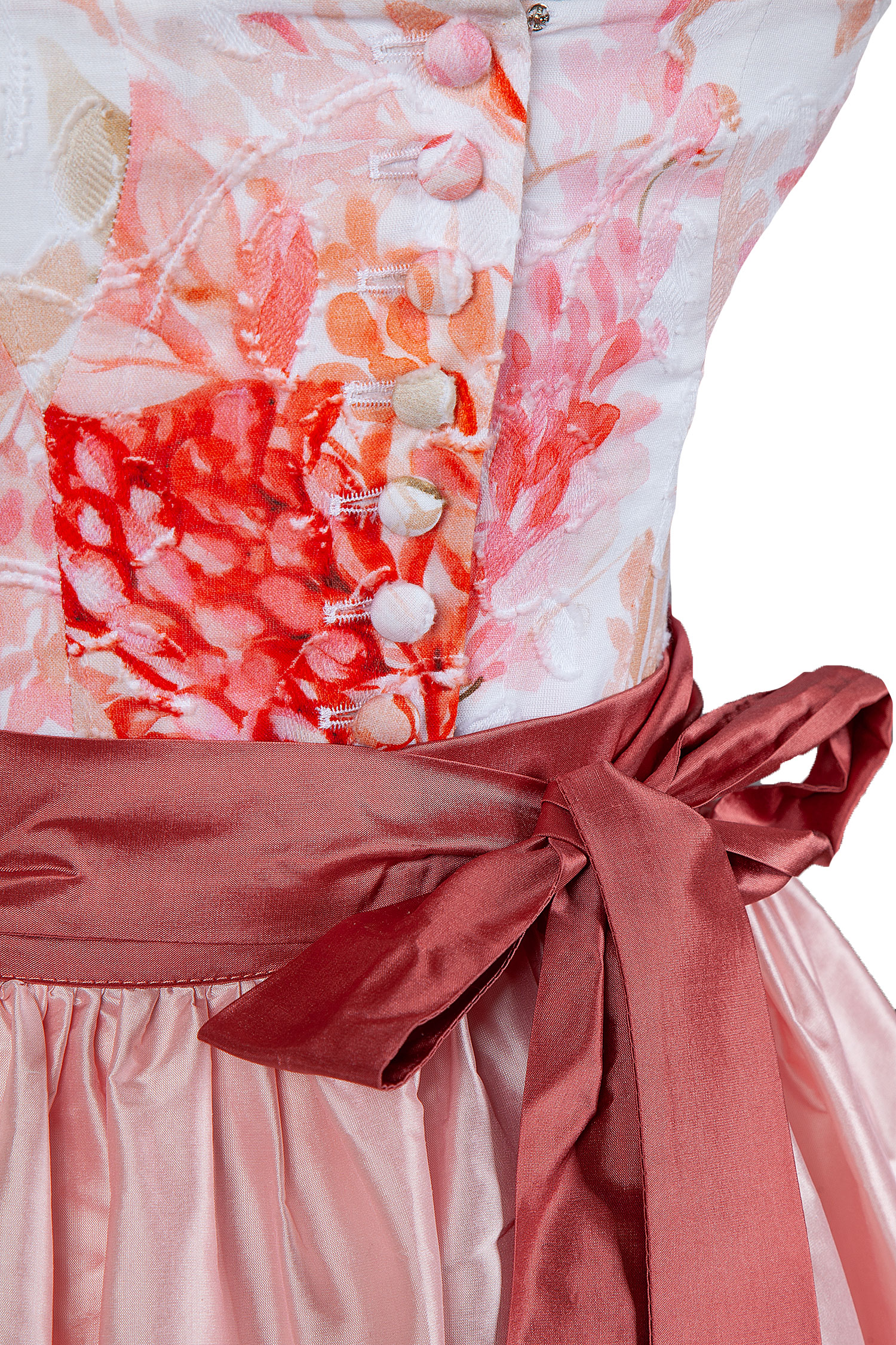 3099-0298-or5-23-04c-5749 Sportalm Dirndl mit zwei Schürzen und extra Schürzenband - Detail Mieder