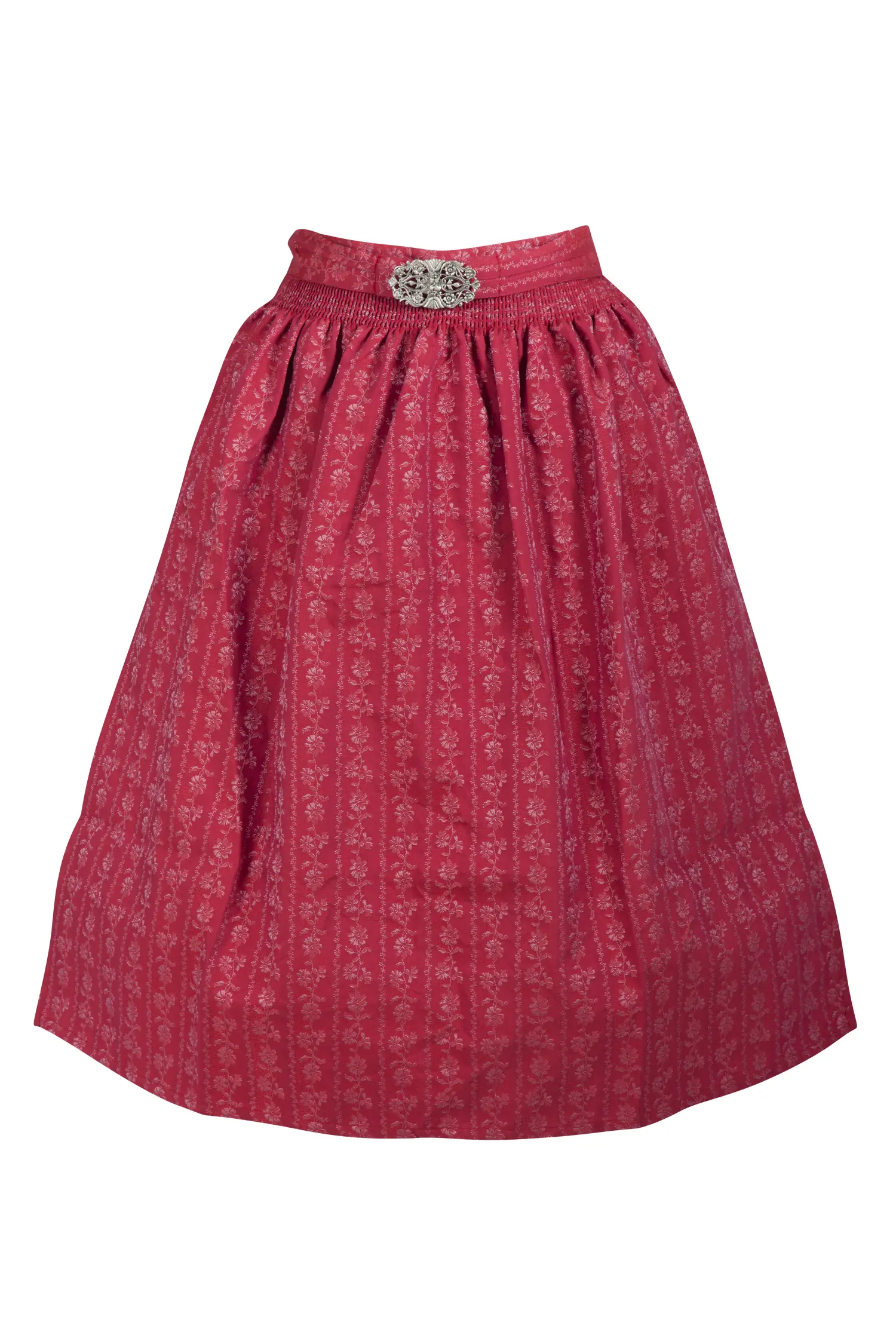 3139-0057-rt5-23-05f-7696 Dirndlschürze in rot 70 cm