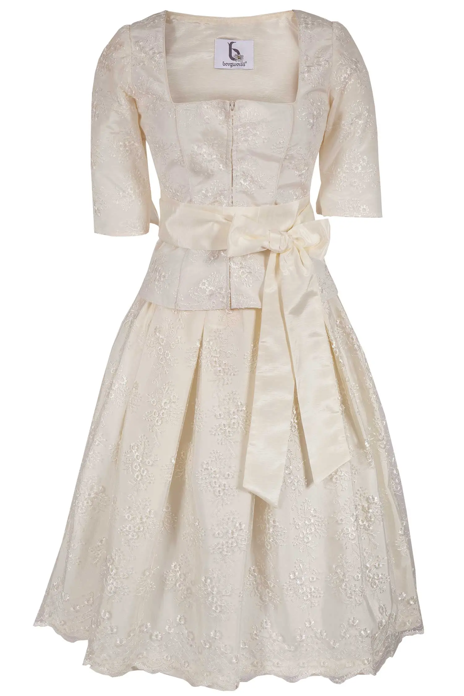 hochzeitsdirndl-creme-rock-mieder-3098-0151-be3-18-09c-0066-a Hochzeitskleid als Trachtenkleid in creme 2-teilig