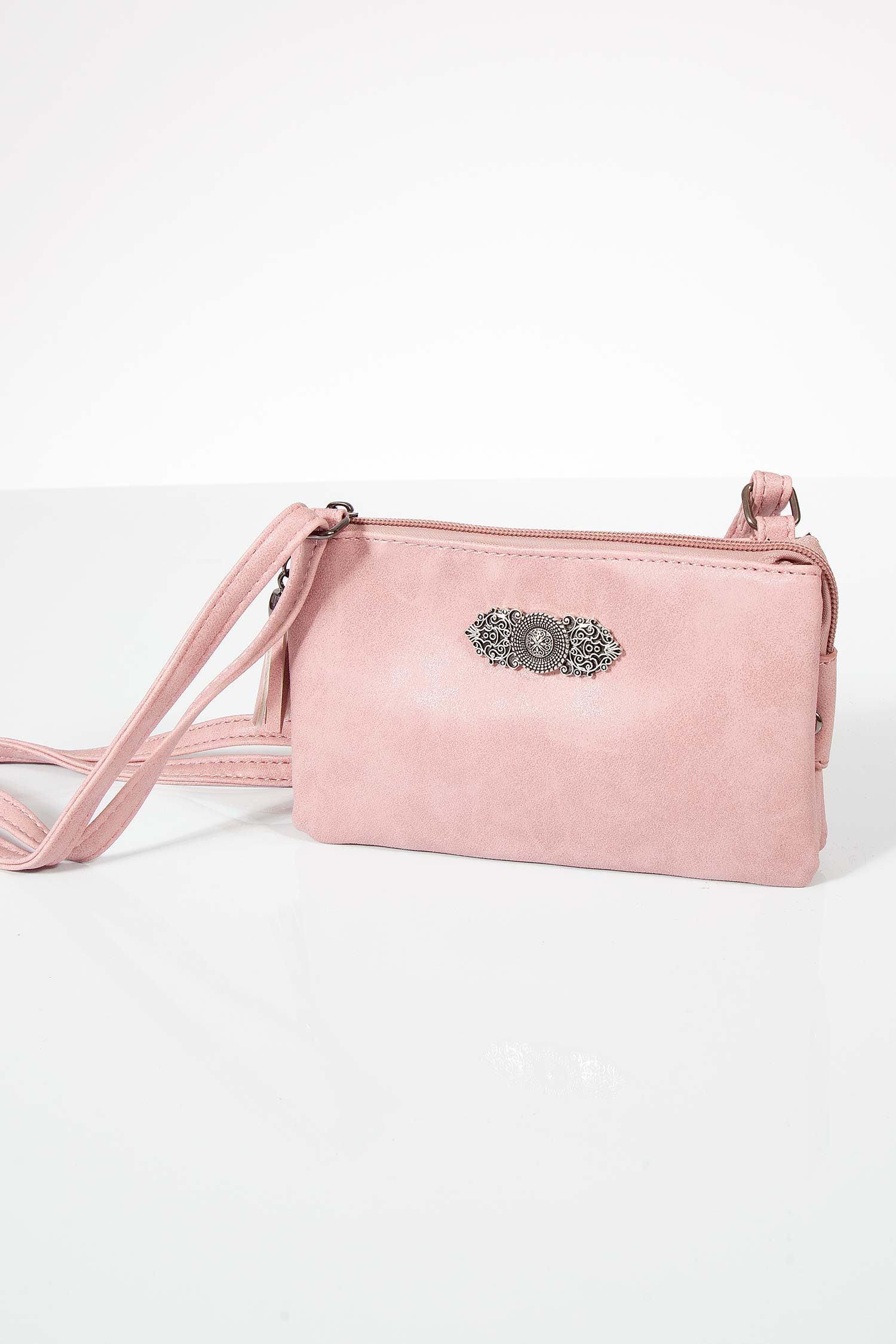 Kleine Trachtentasche in rosa zum umhängen