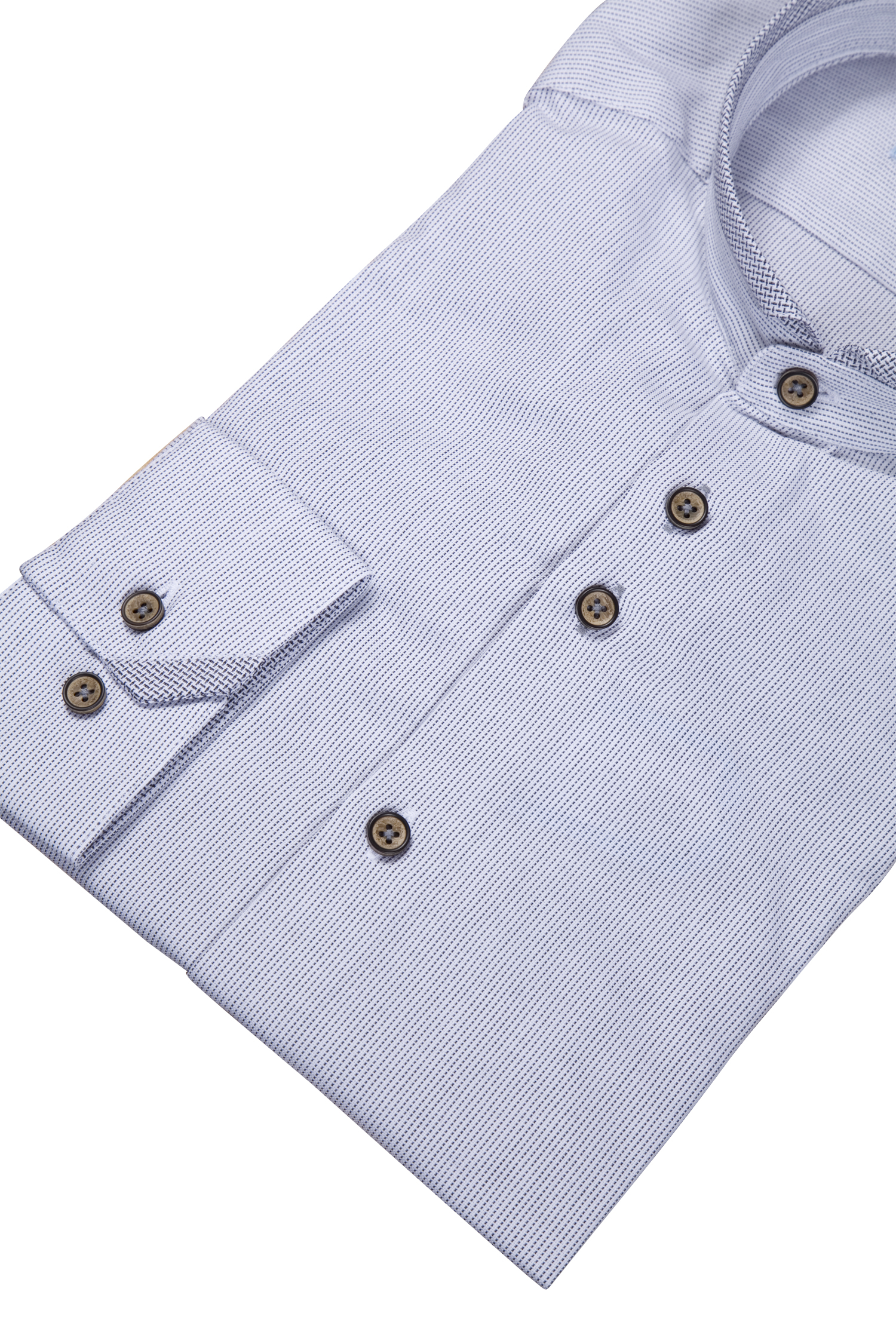 1509-0027-gr5-23-11-300017 Trachtenhemd weiß / grau - Detail Ärmel