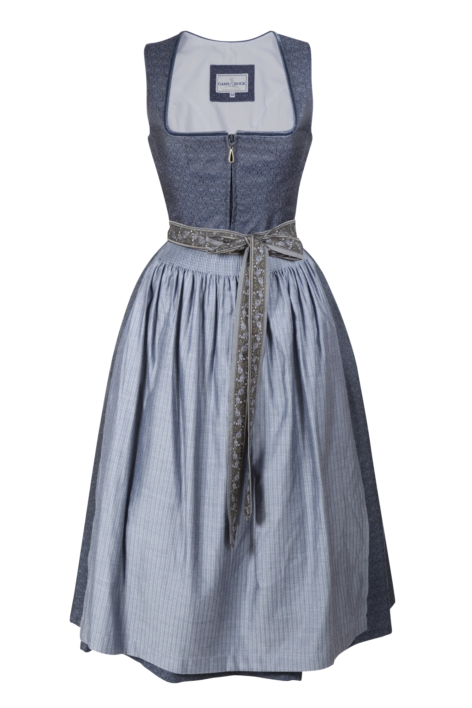 Elegantes Dirndl in dunkelblau
