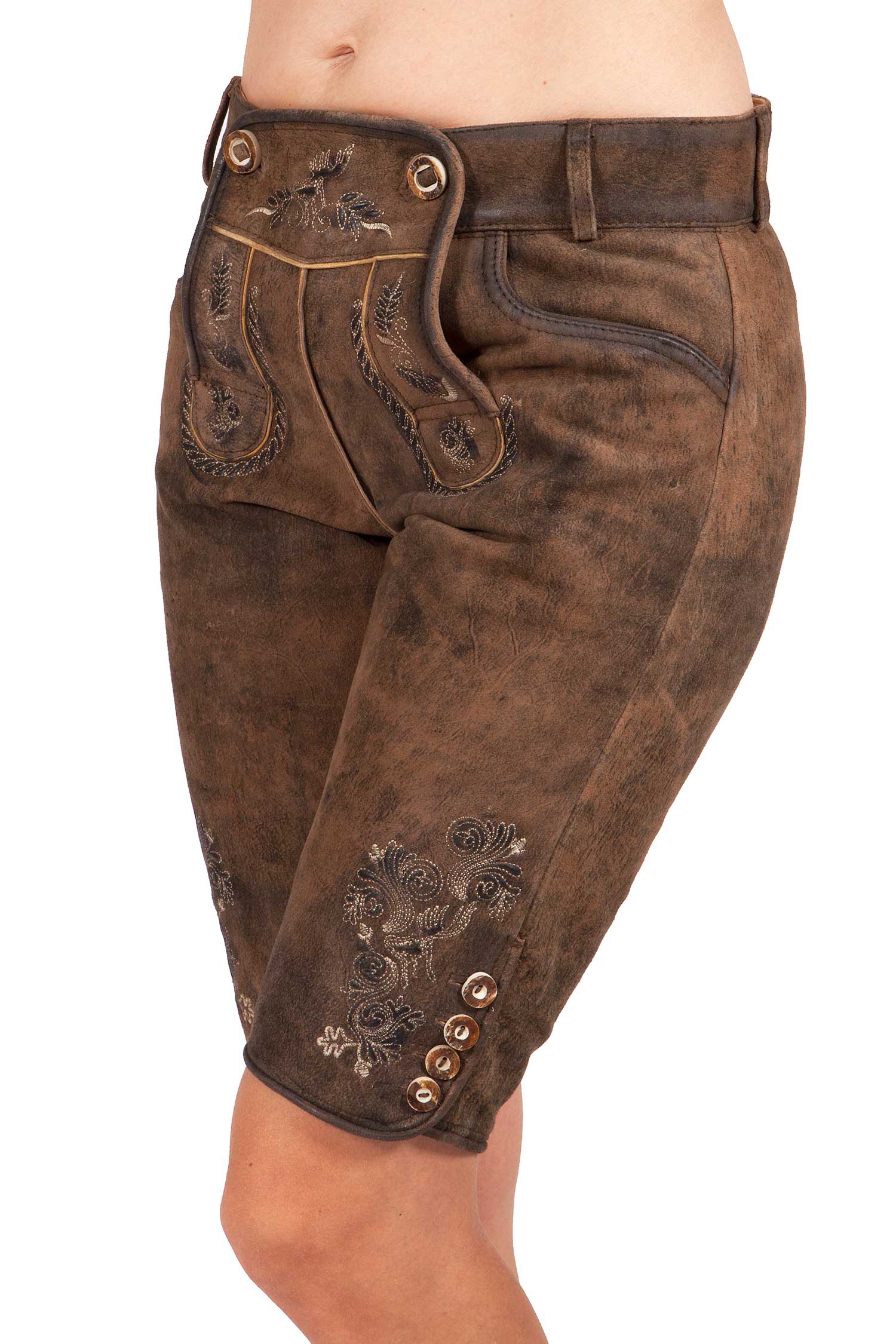 damen-lederhose-piper-mittelbraun-2611-1098-ba7-18-06b-5448-a Damen Trachten Lederhose Piper in mittelbraun