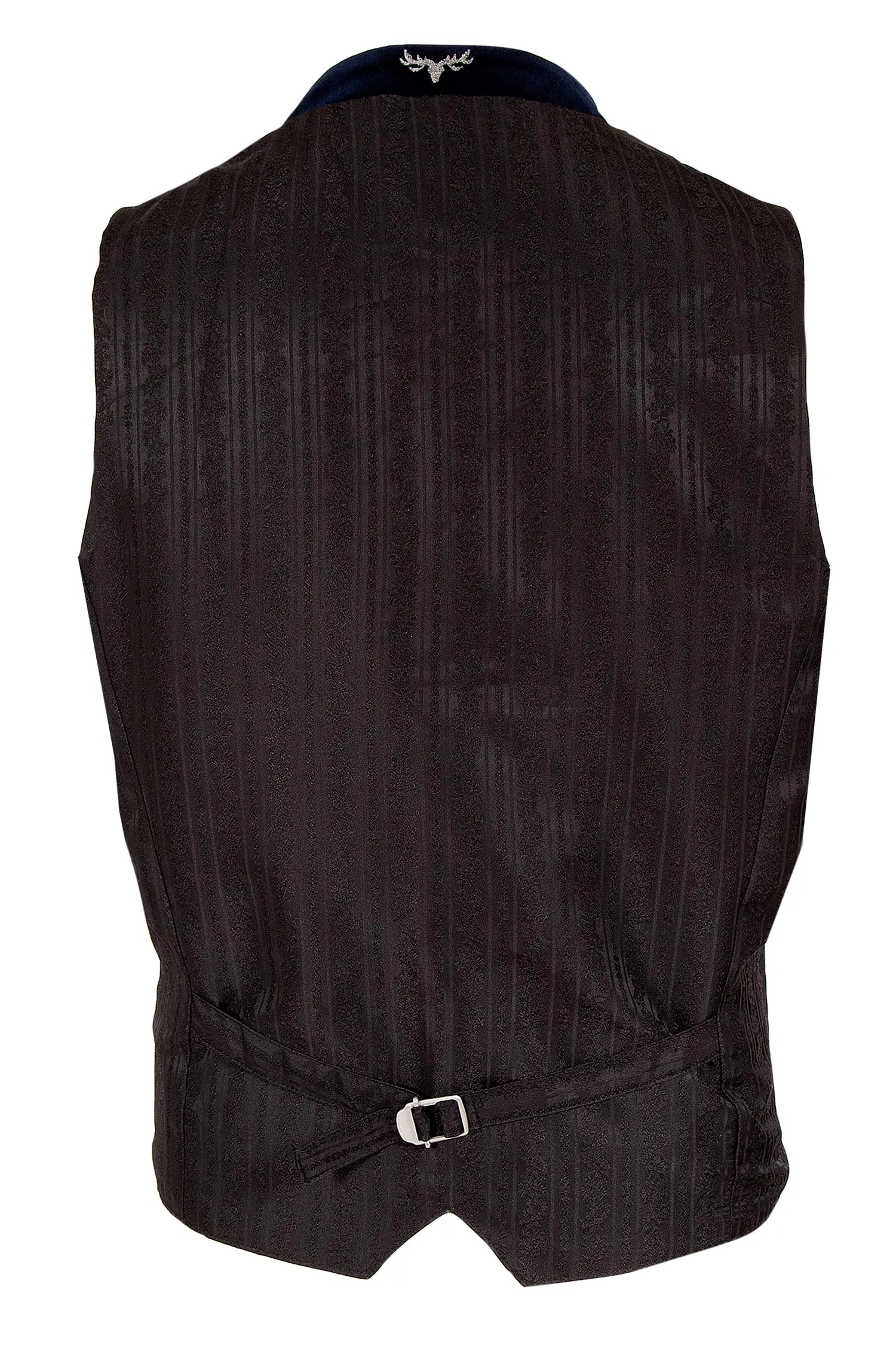 trachtenweste-loden-grau-1343-0015-gr7-18-05d-4765-c Trachtenweste aus Loden in hellgrau und dunkelblau hinten