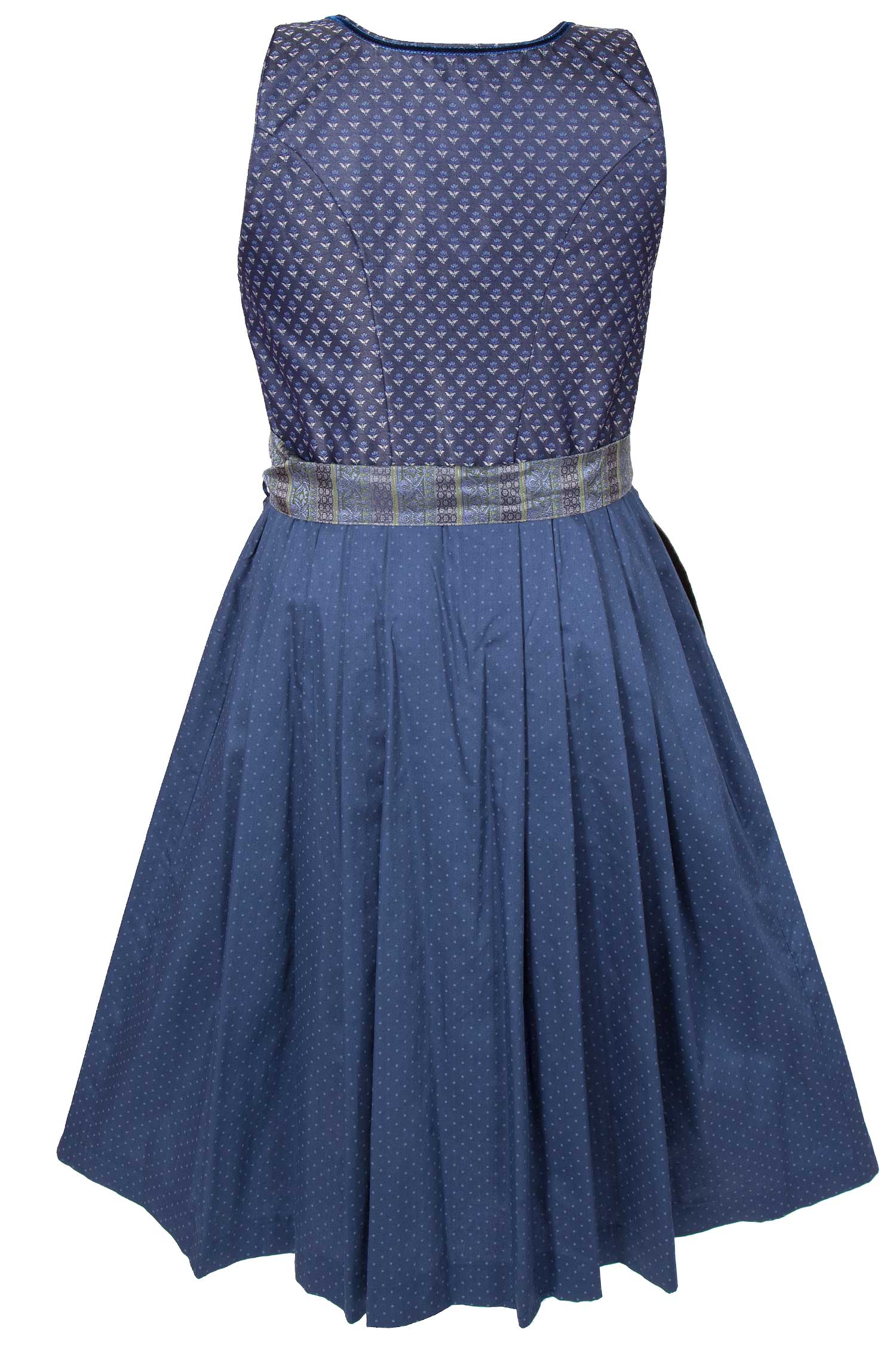 midi-dirndl-dunkelblau-xxl-3096-0036-bl7-19-02h-5007-c Midi Dirndl Karin in dunkelblau edel schimmernd xxl hinten