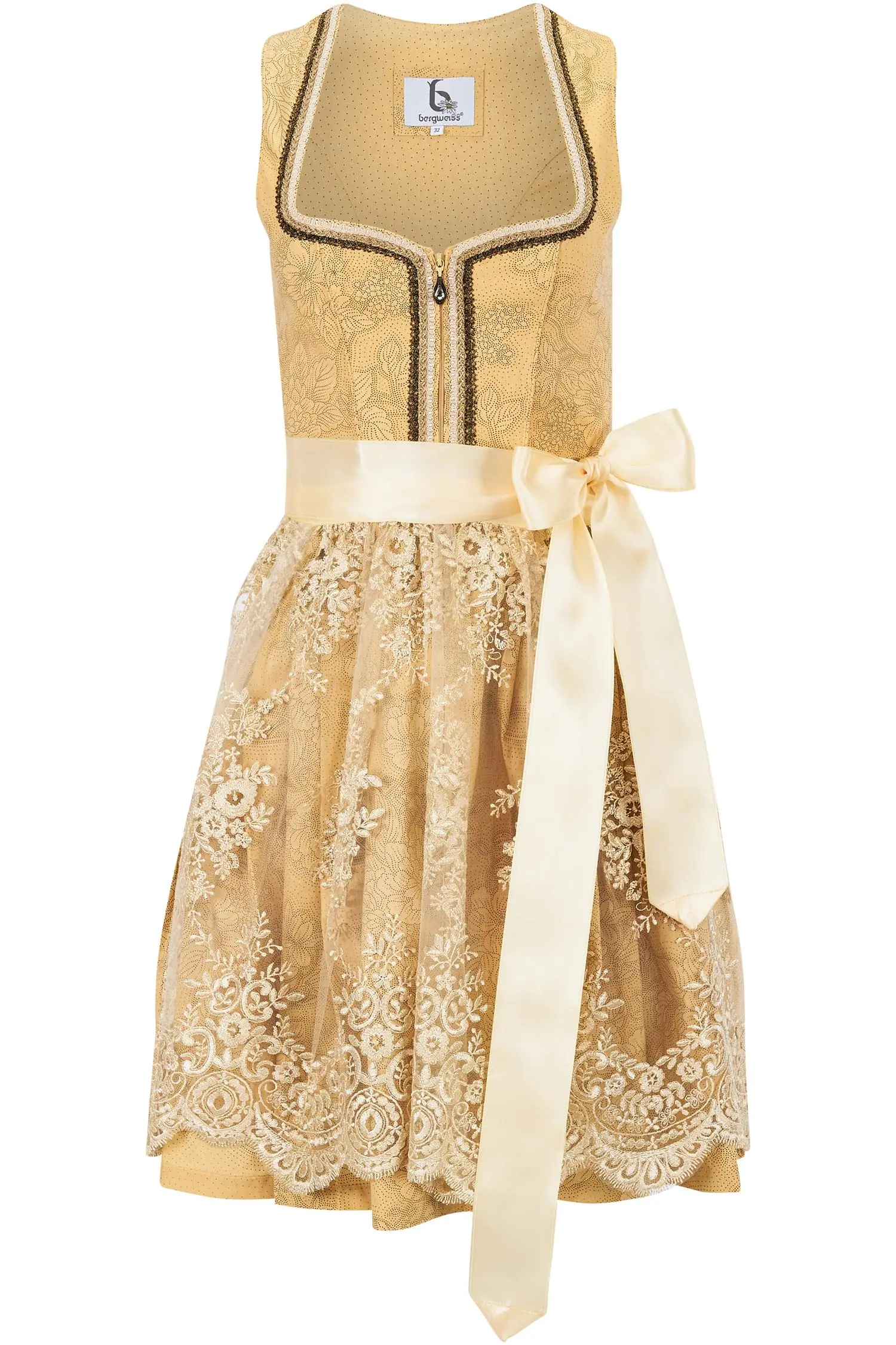 Dirndl von Bergweiss in Gelb Bergweiss Dirndl in Gelb