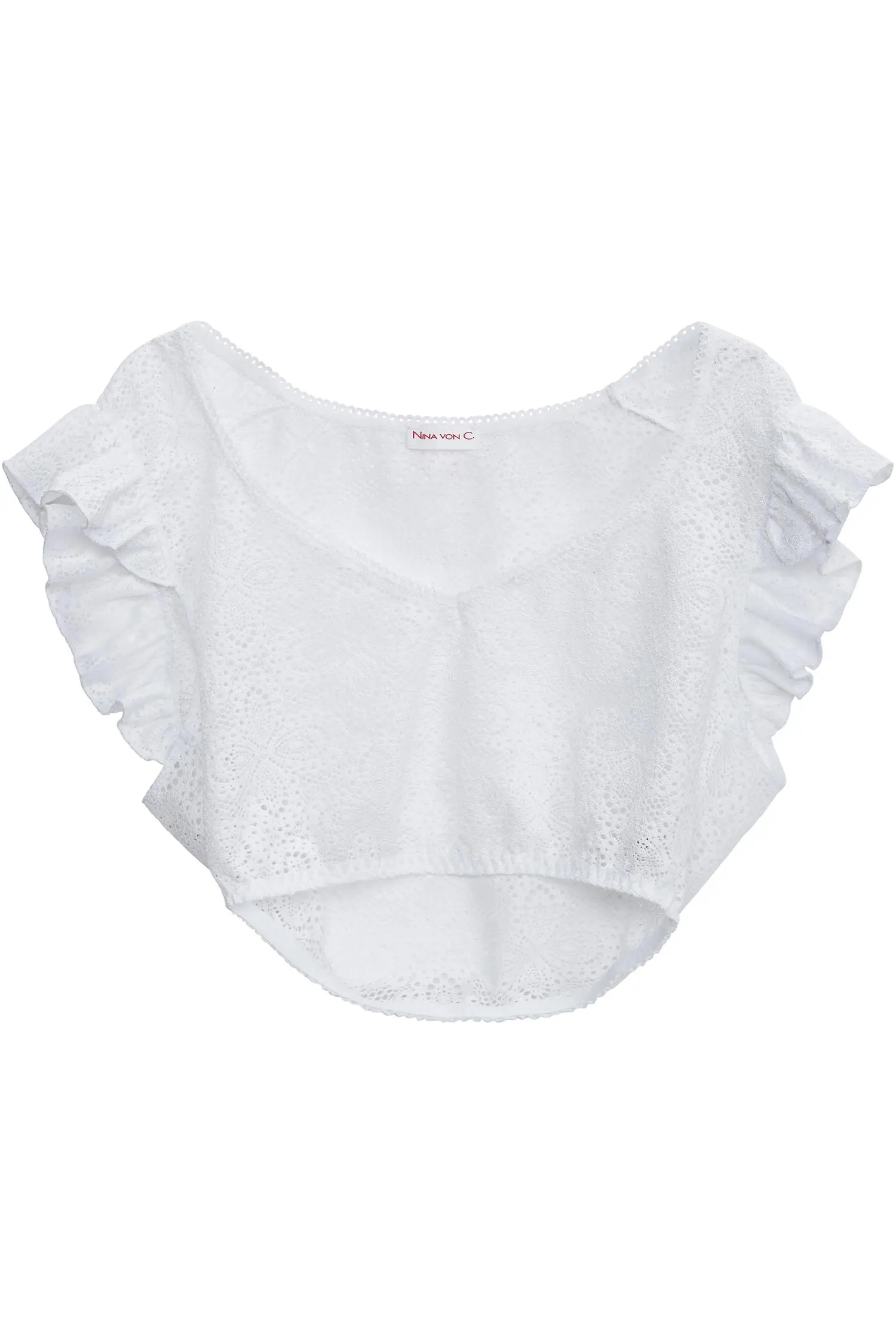 Dirndlbluse Laila von Nina von C. in Weiß Nina von C Bluse Laila
