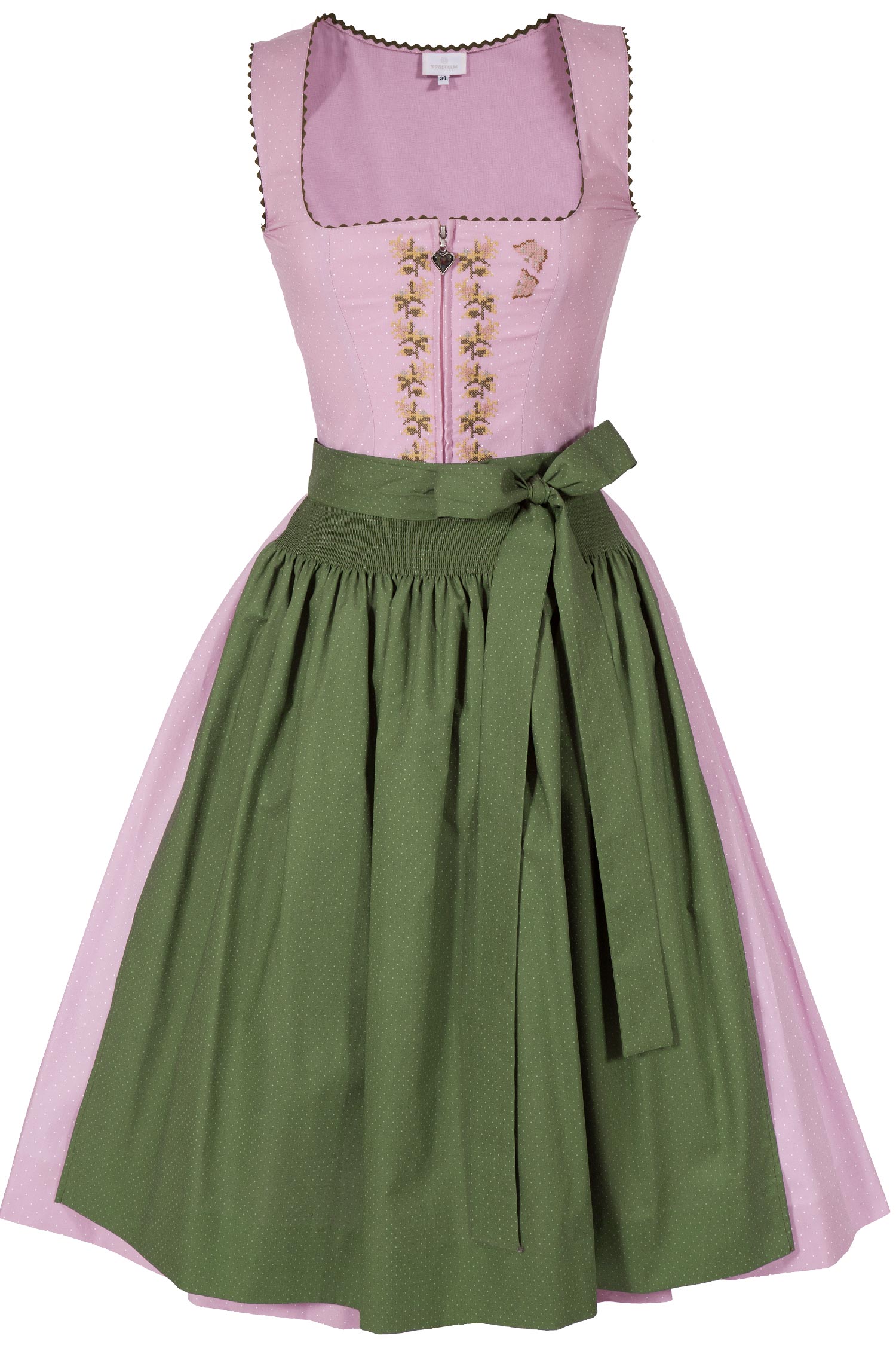 sportalm-dirndl-altrosa-baumwolle-3098-0178-ro4-19-01c-2457-a Sportalm Dirndl aus Baumwolle in altrosa Hitzgwand