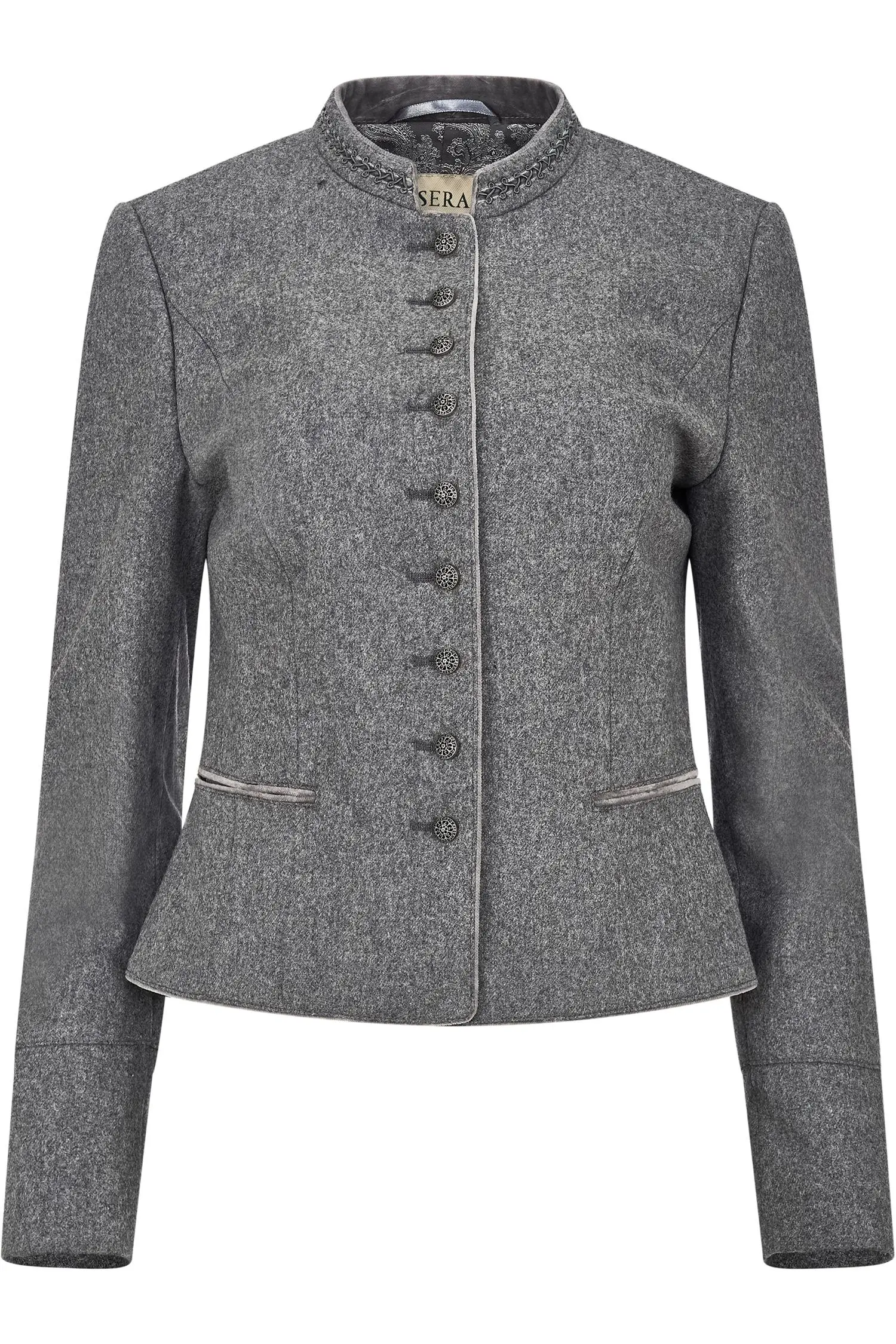 Damenjanker Claris von Kaiseralm in Grau Kaiseralm Damenjanker Claris-B in Grau