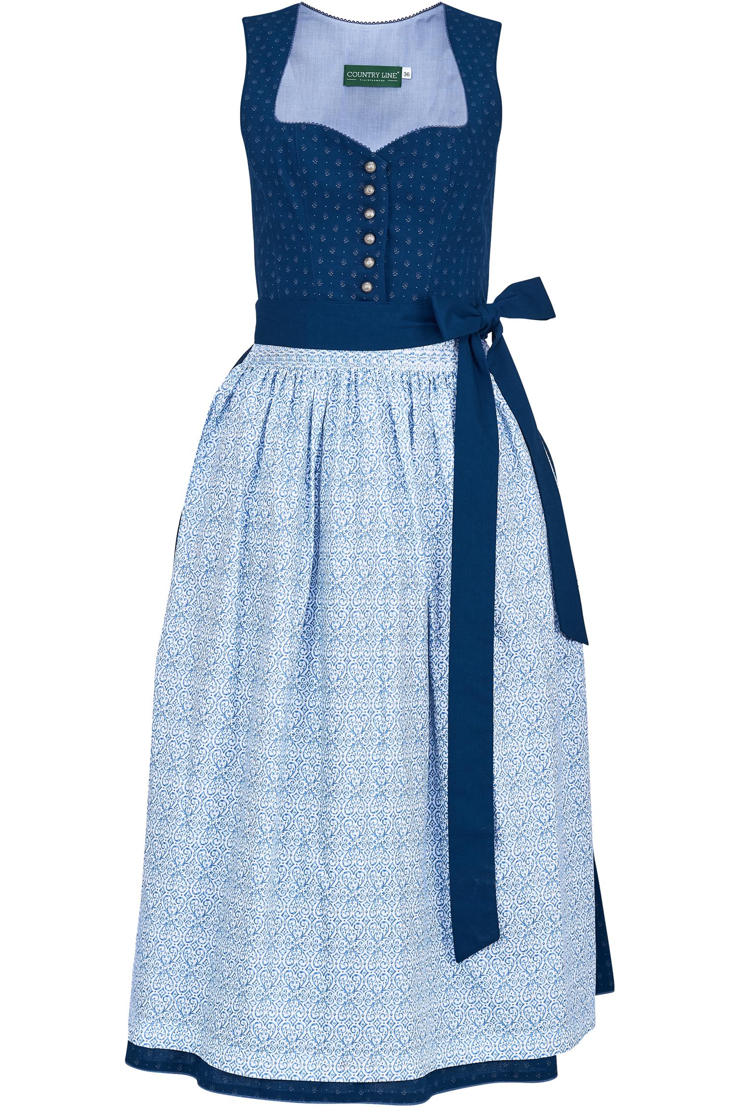 Dirndl von Country Line in Dunkelblau Country Line Dirndl in Marine