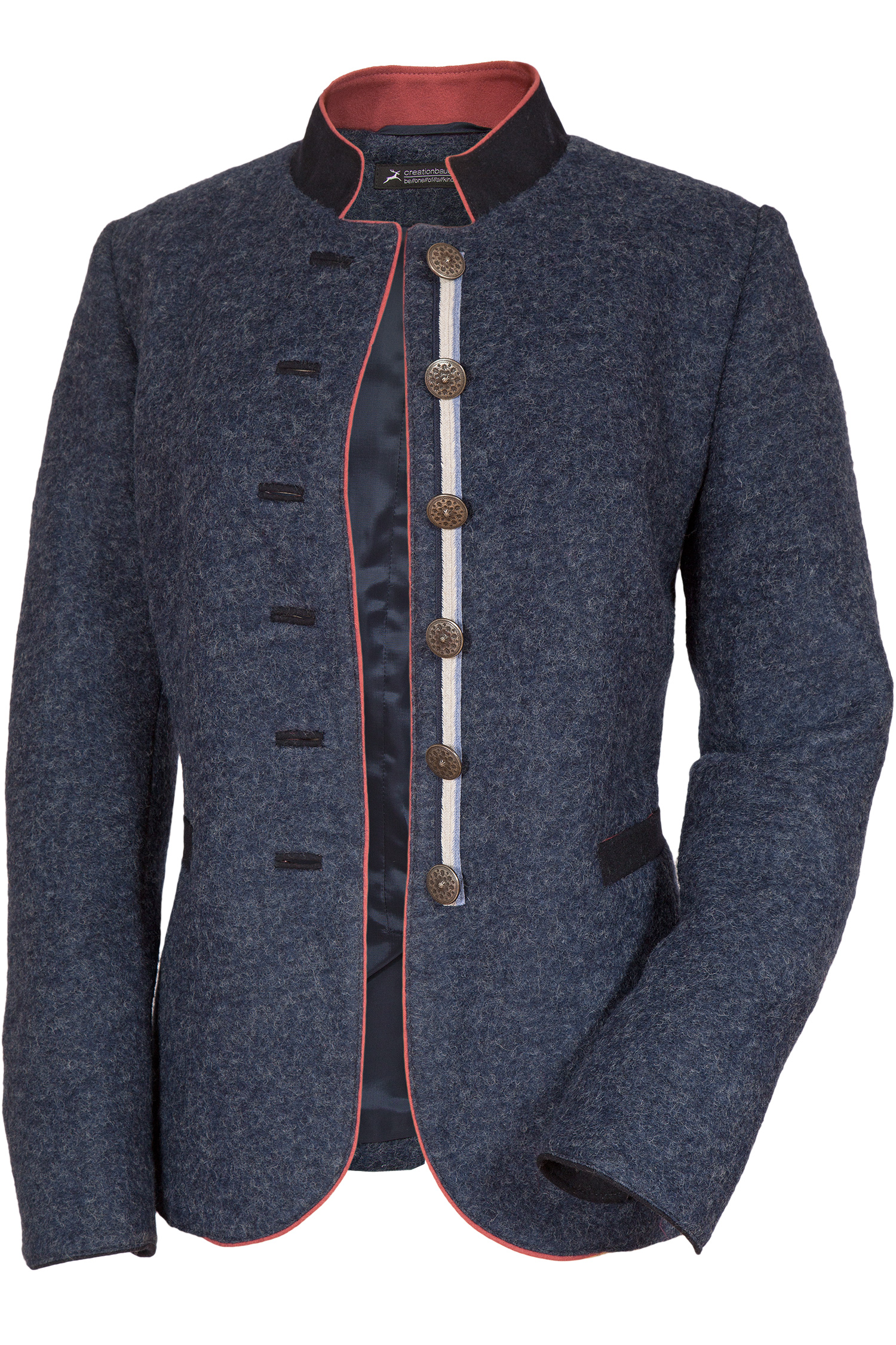 Damen Lodenjanker in dunkelblau von creationbauer