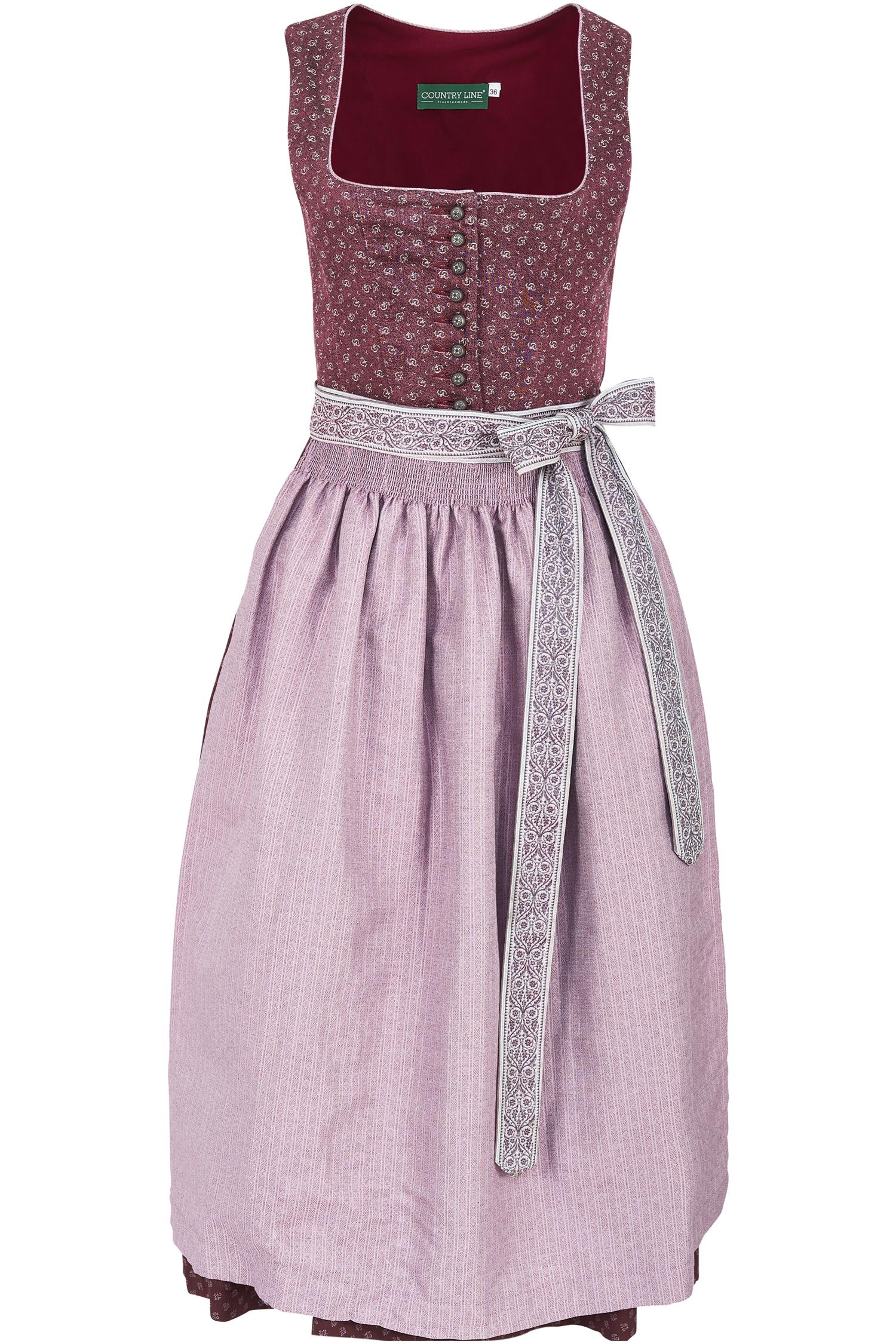 Dirndl von Country Line in Altrosa Country Line Dirndl in Beere