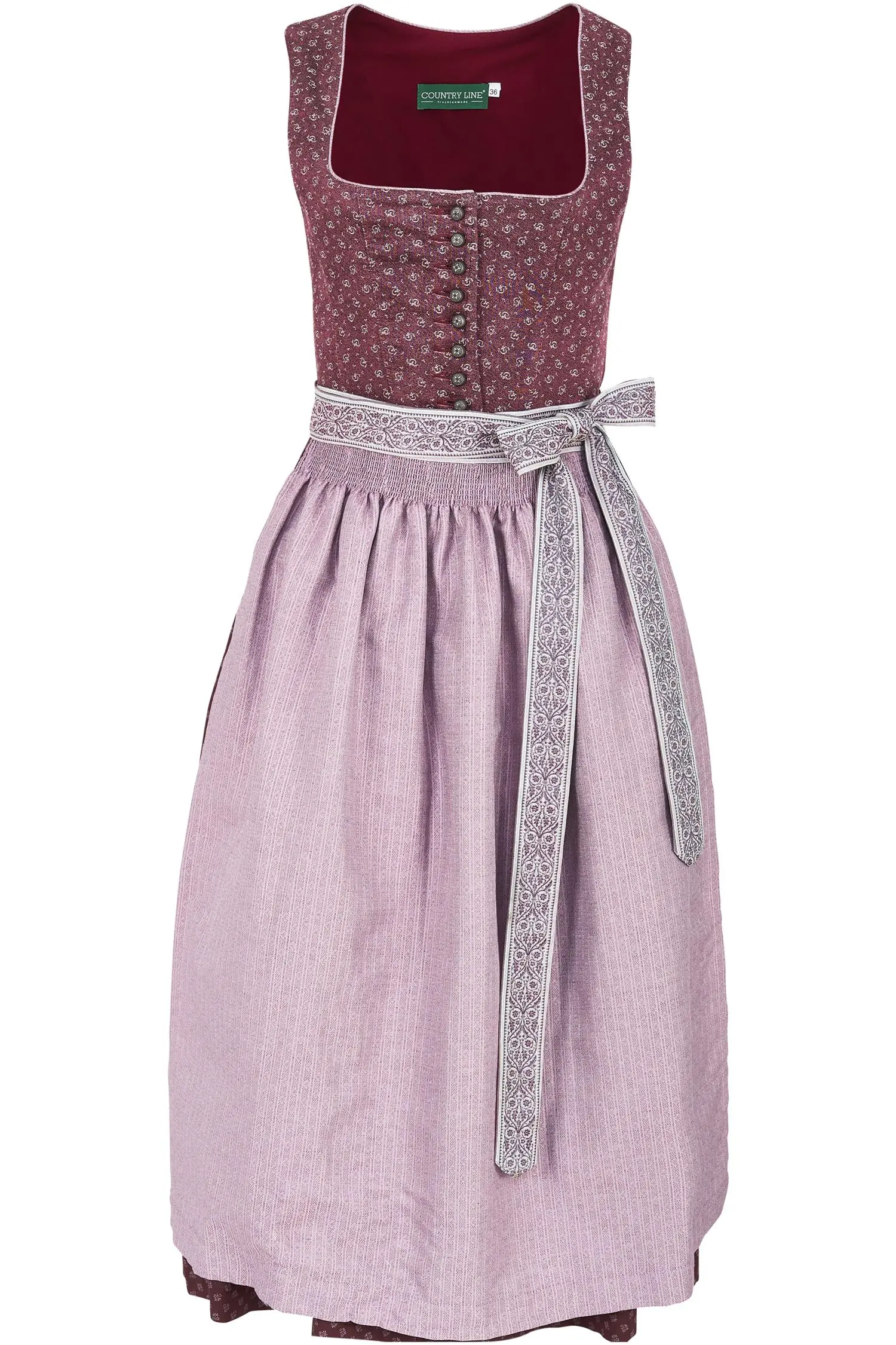 Country Line Dirndl in Beere