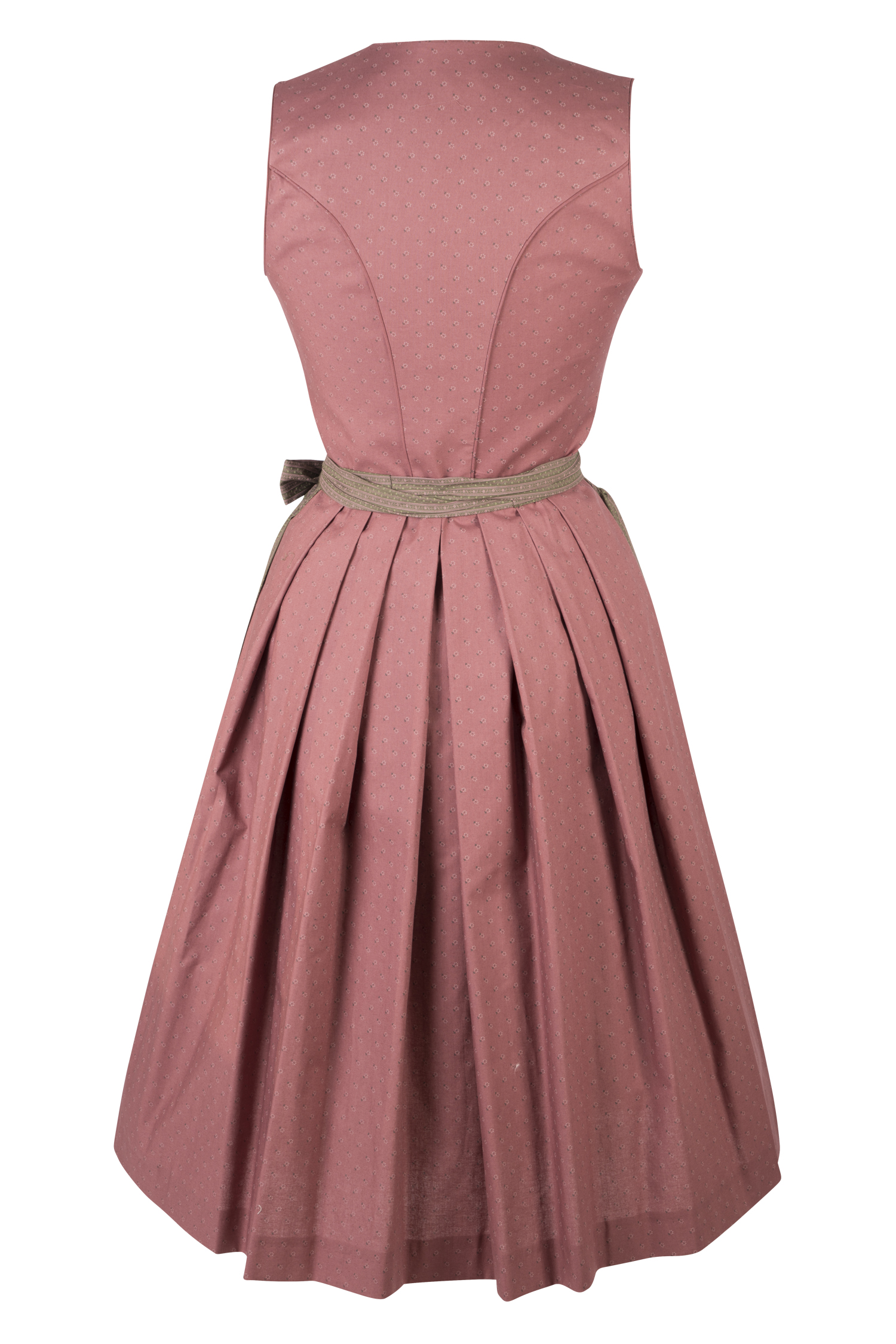 3091-1445-ro8-23-08-2202507 Traditionelles Dirndl Manuela in altrosa - Rückansicht
