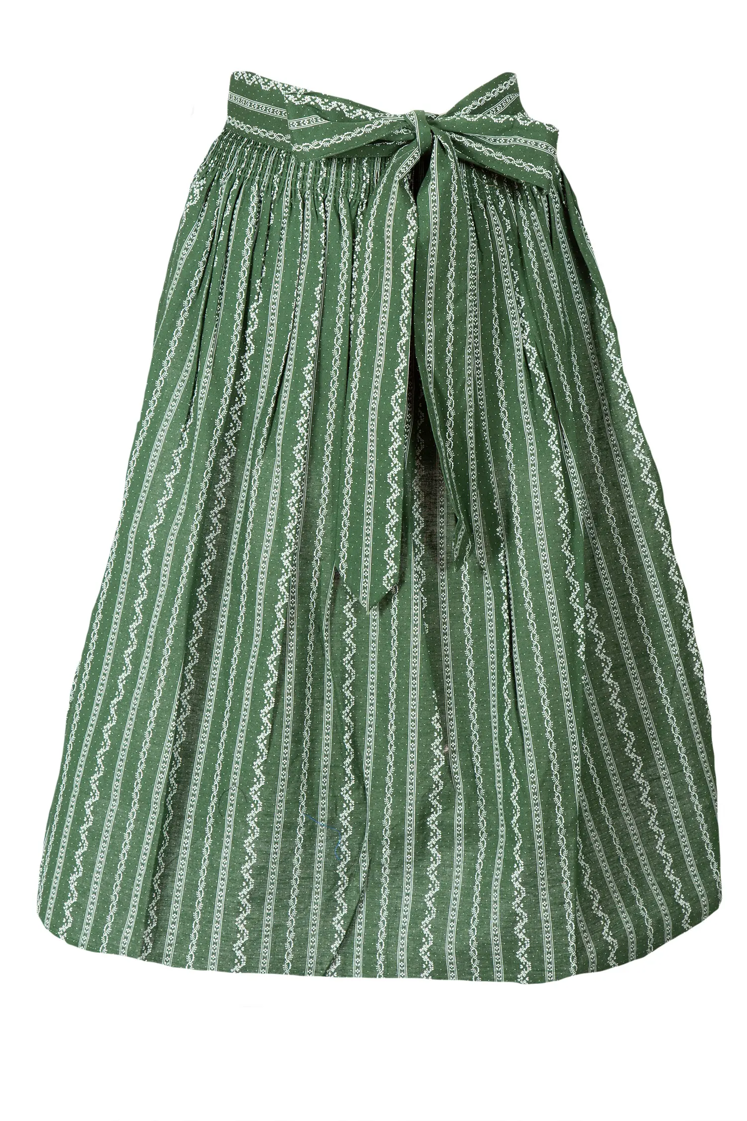 3137-0059-GN823-05-b6794b Dirndlschürze in tannengrün 70 cm