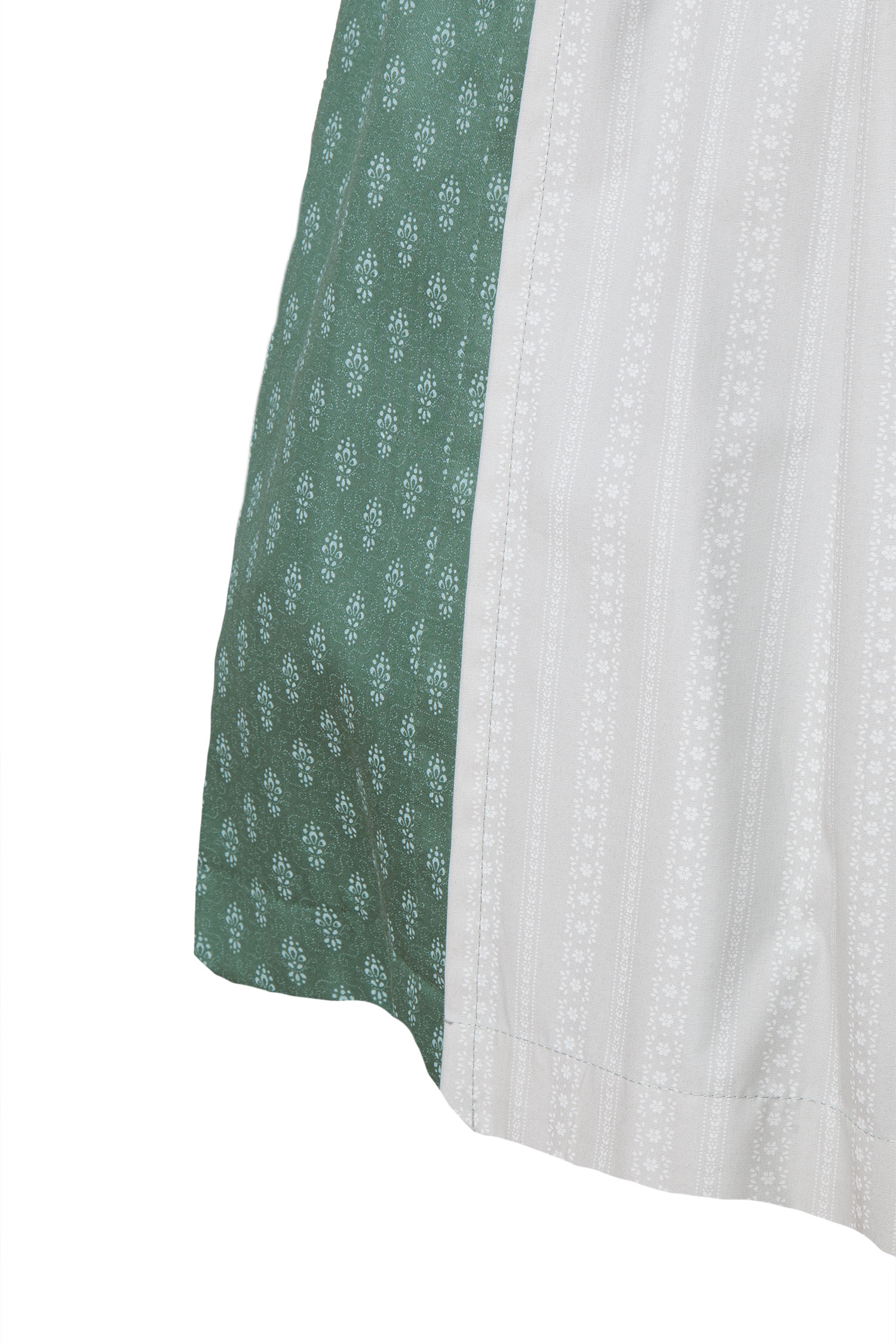 3091-1516-gn5-23-04c-5759b Dirndl Laurita von Wenger in salbei / mint - Detail Schürze