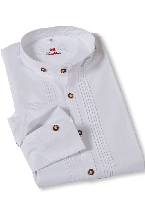 1511-1050-ws3-16-06d-9416-a Trachtenhemd Herren in weiß mit Stehkragen von Orbis