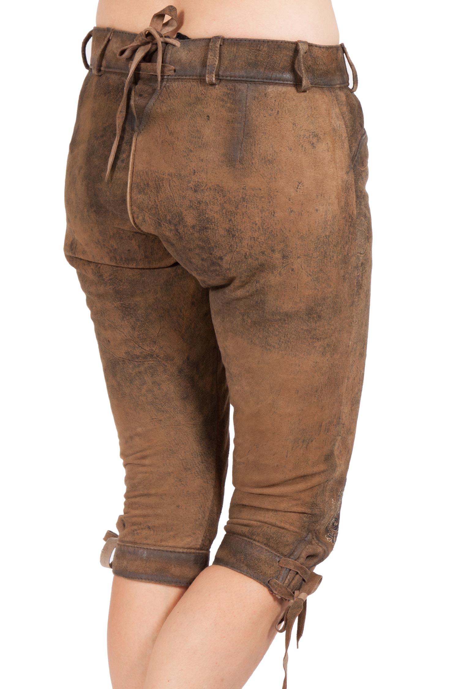 kniebund-lederhose-damen-mittelbraun-2621-1053-ba7-18-07a-7405-b Damen Kniebund Lederhose Suzan in stein hinten