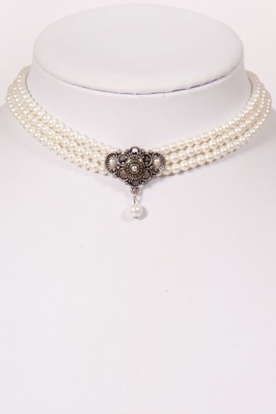 Trachtenkette aus Perlen als Kropfband
