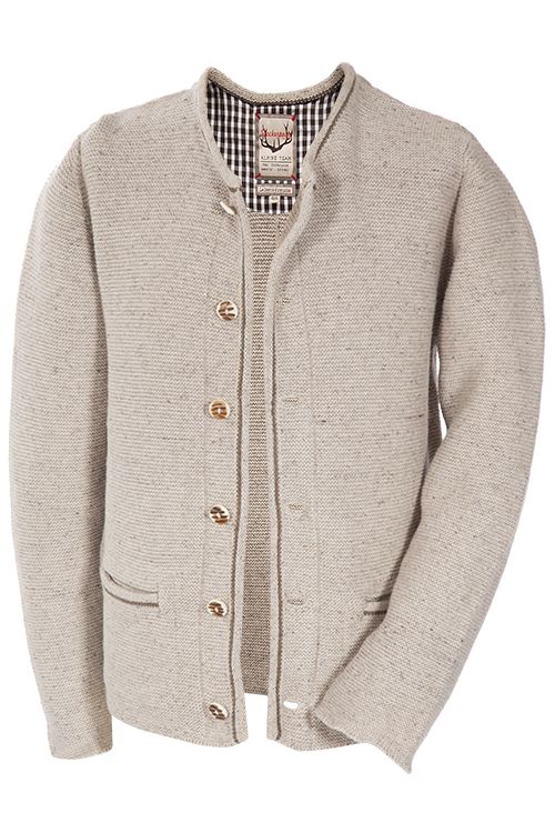 Trachten Strickjacke Herren Wolle