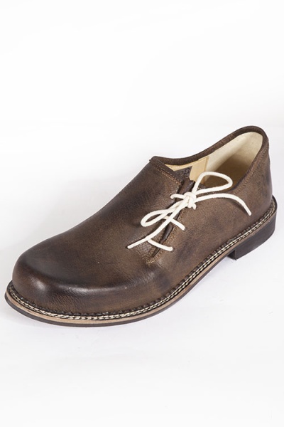Trachtenschuhe Haferlschuhe Herren - Leder Schuhe Für Oktoberfest In Schwarz & Braun