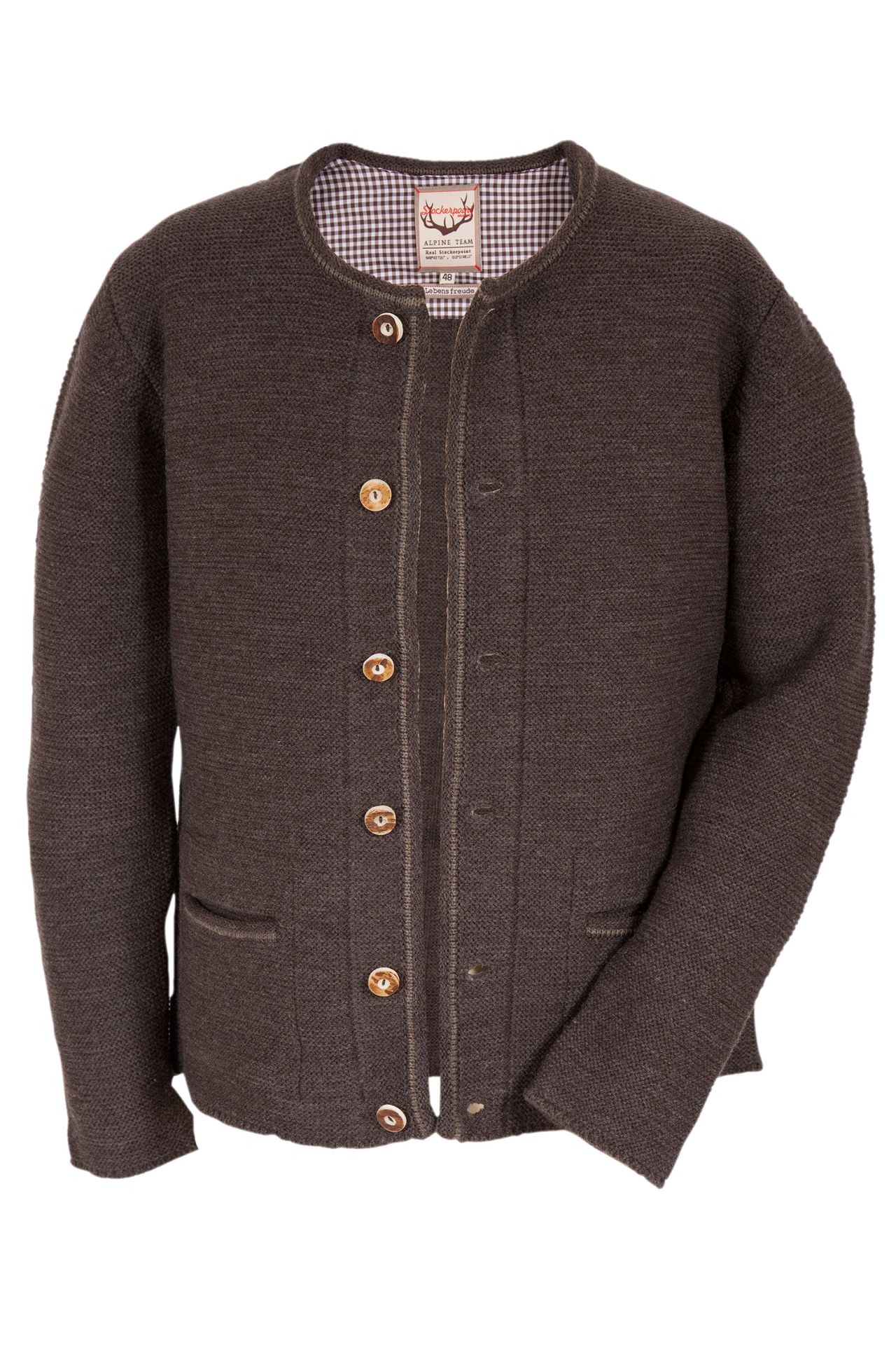 Trachten Strickjacke Herren Wolle