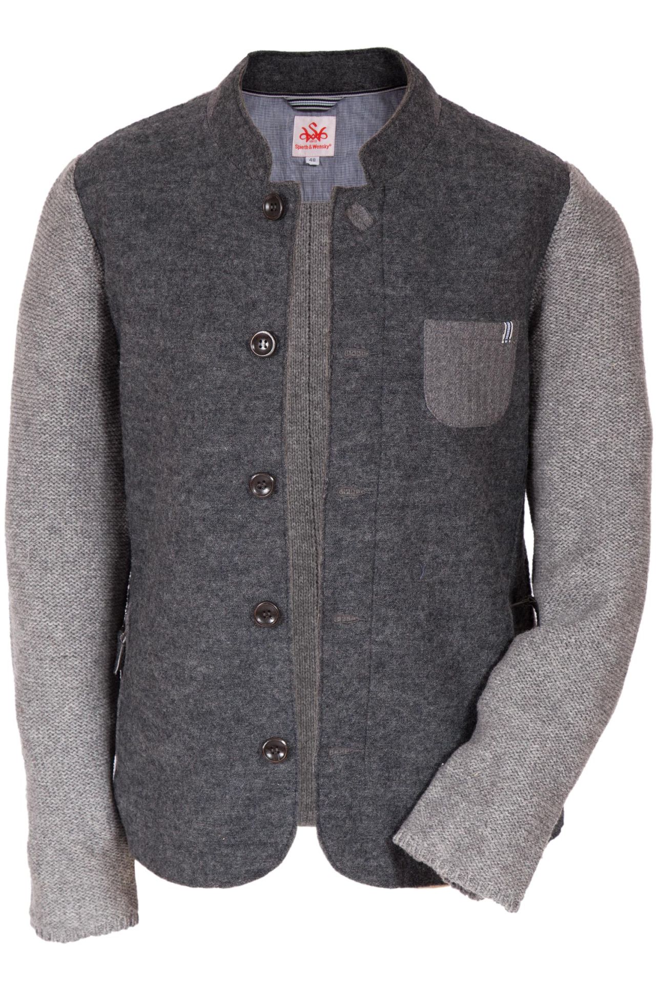 Trachten Strickjacke Herren Wolle